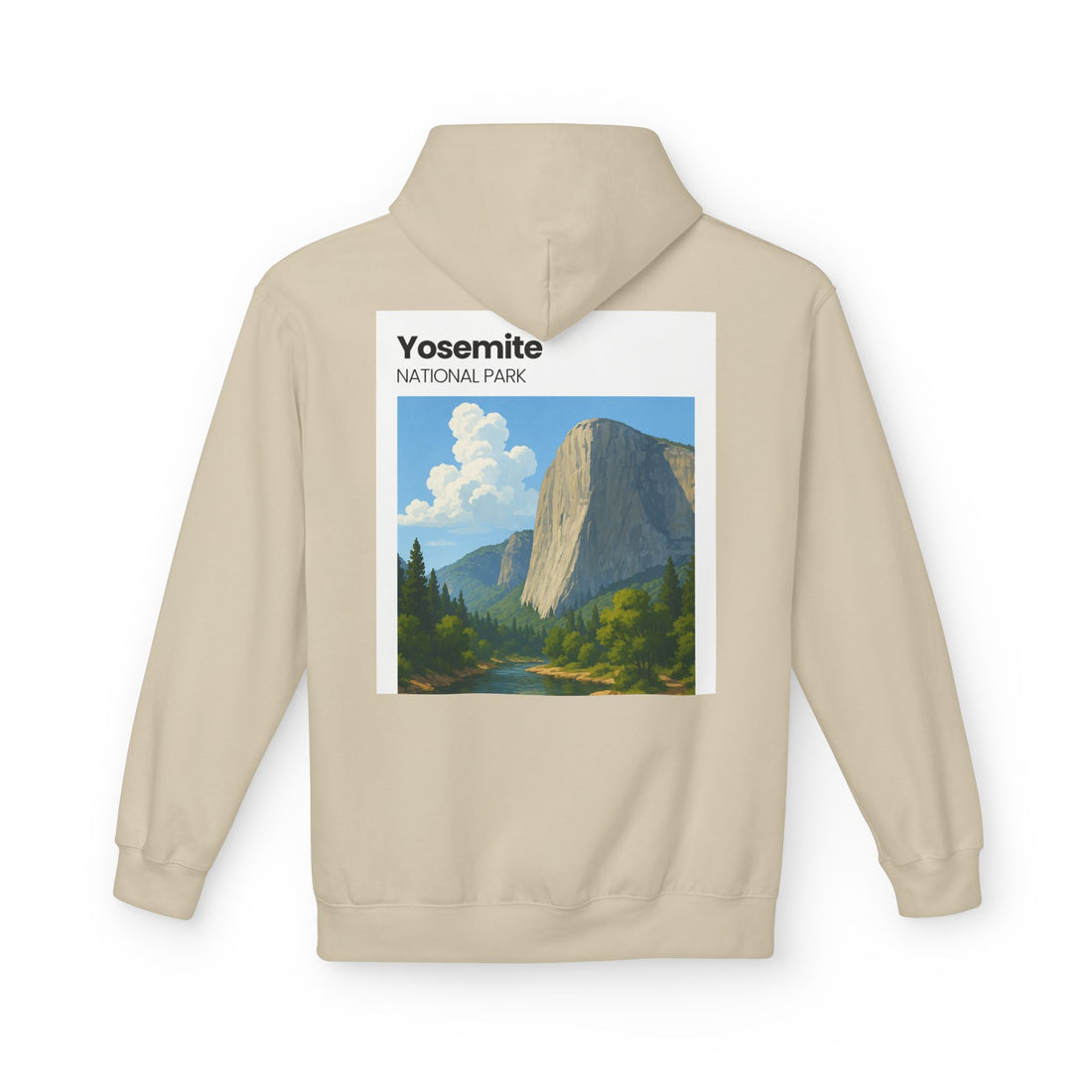 Yosemite National Park Half Dome Illustration Hoodie | National Park Travel Sweatshirt