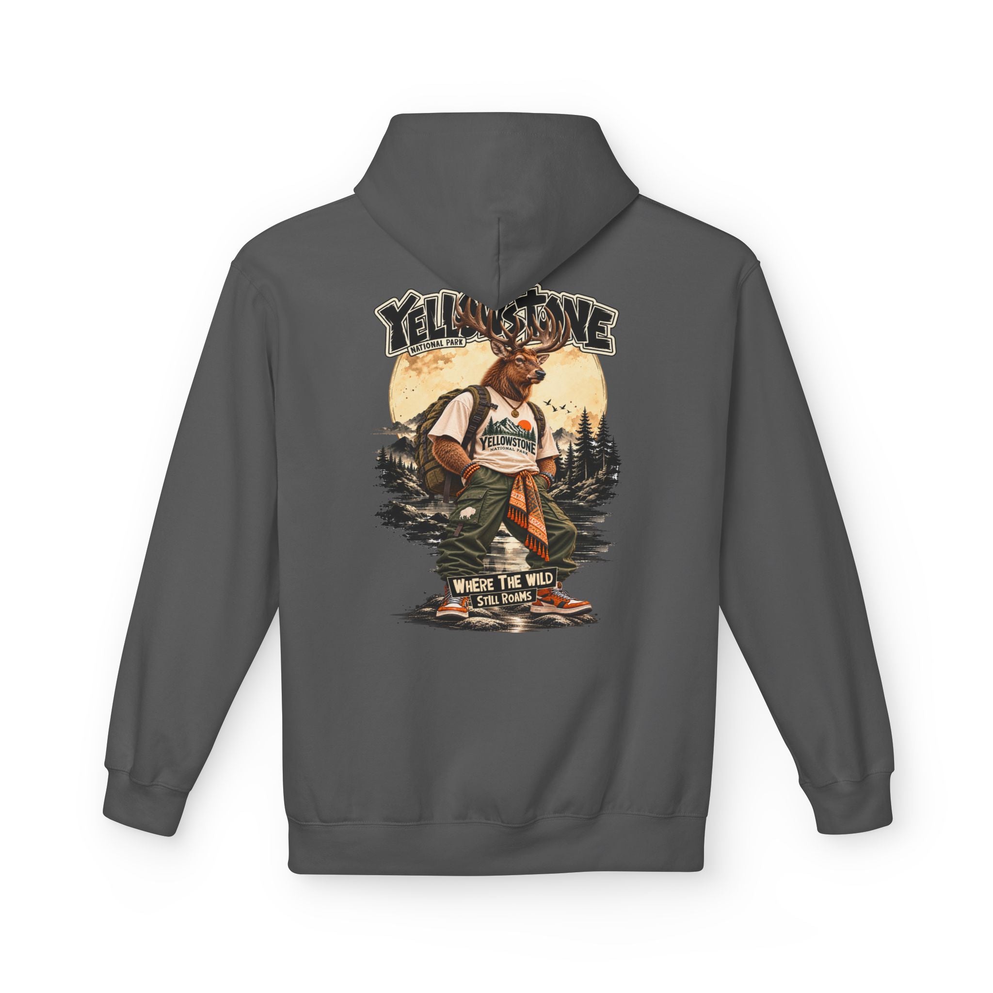 Yellowstone Elk – Where the Wild Still Roams Hoodie