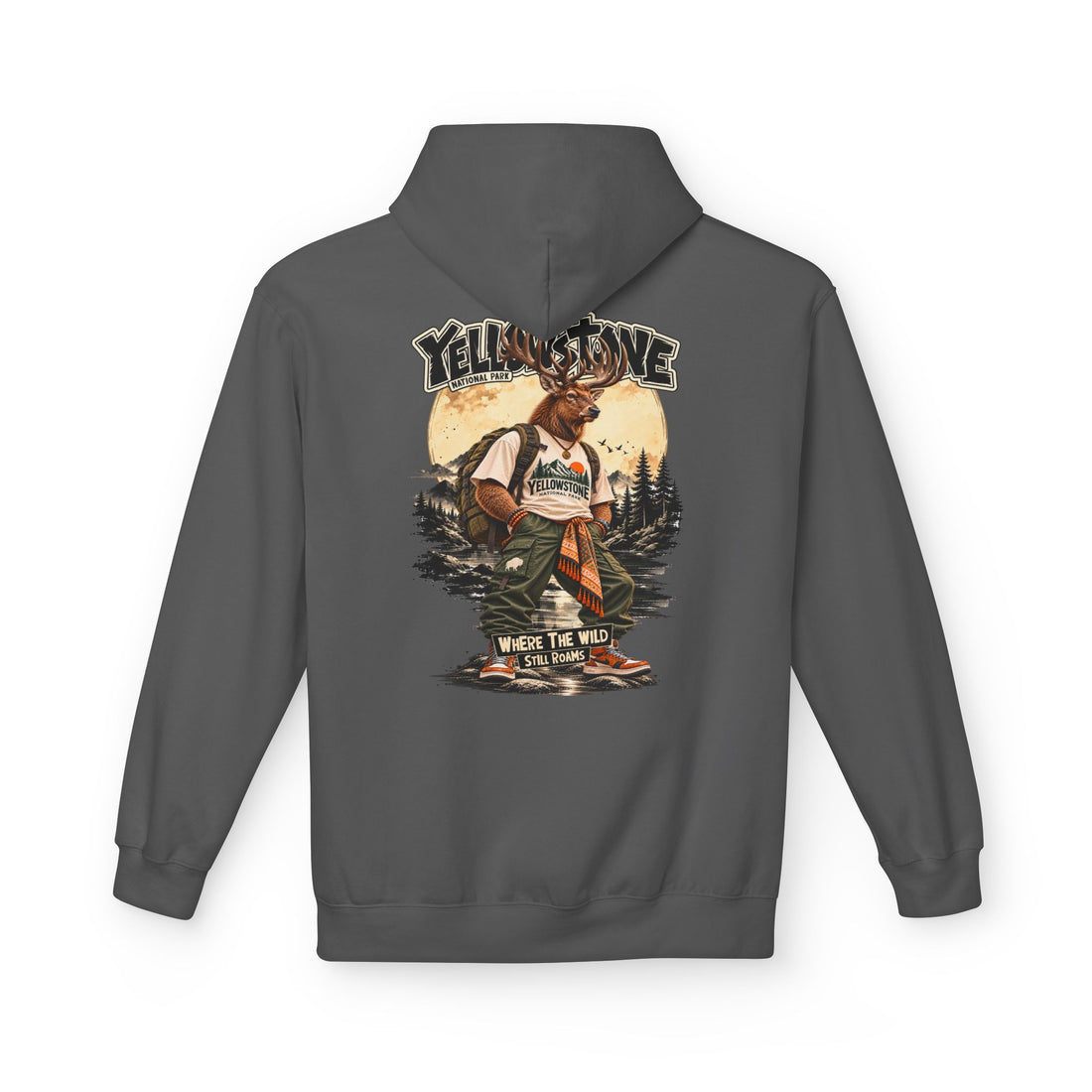 Yellowstone Elk – Where the Wild Still Roams Hoodie