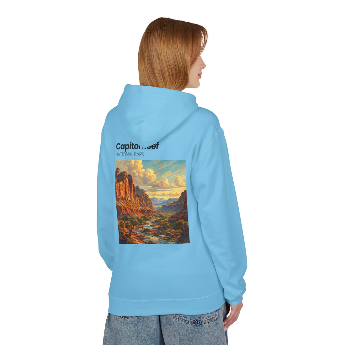 Capitol Reef National Park landscape Hoodie | Utah canyon scenic pullover