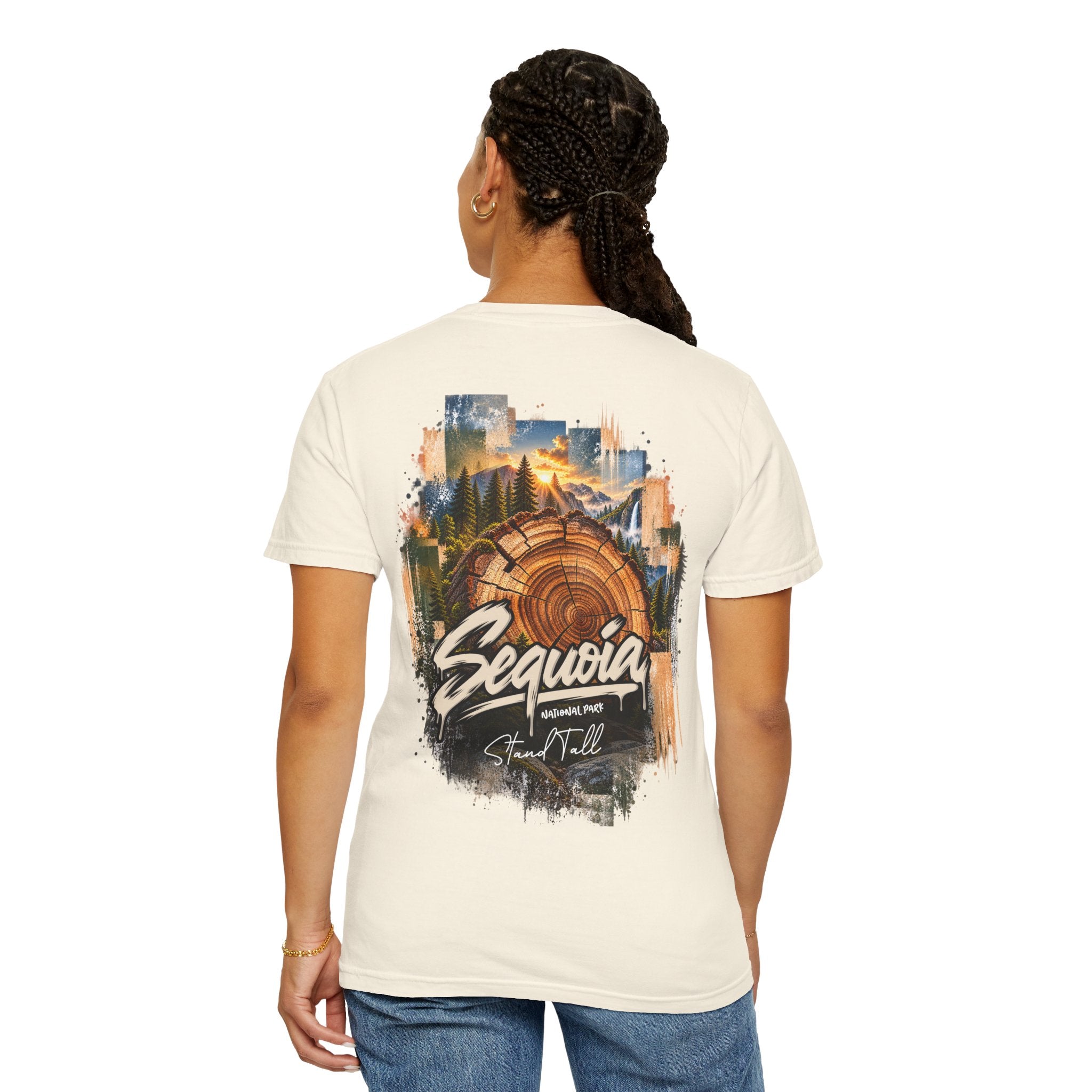 Sequoia National Park – Tree Rings Stand Tall Graphic T-Shirt