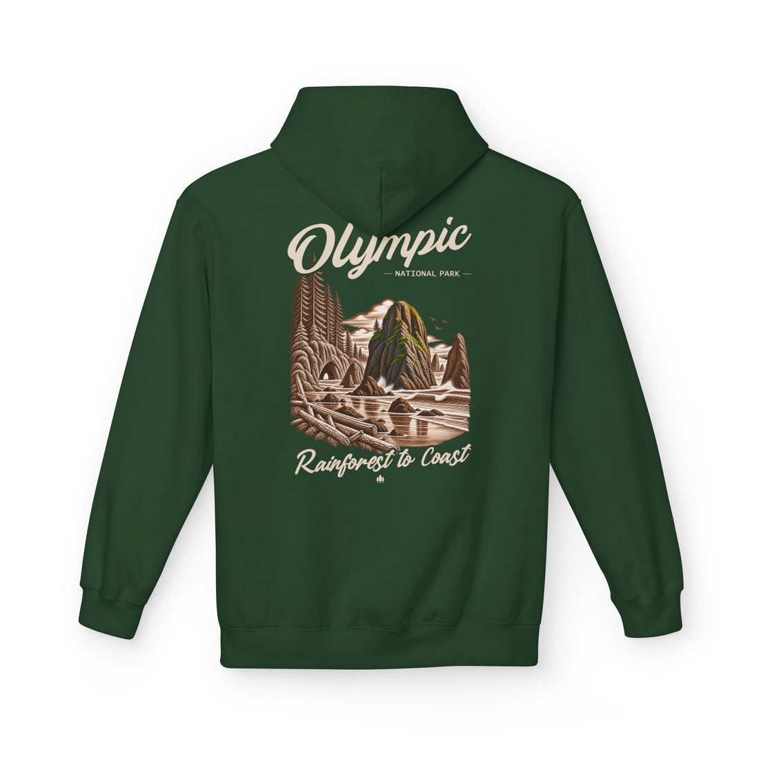 Olympic National Park Sea Stacks Graphic Hoodie