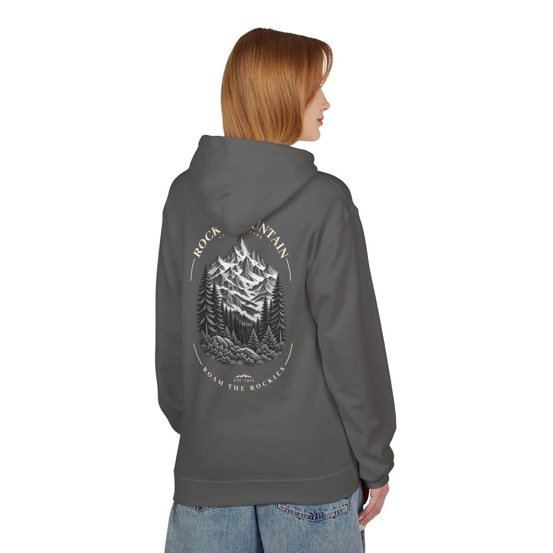 Rocky Mountain National Park Mountain Range Graphic Hoodie