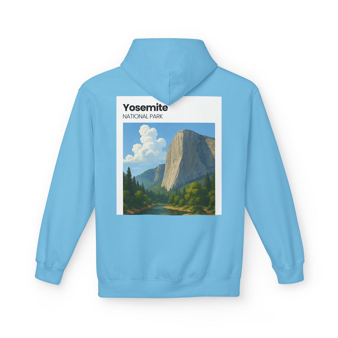 Yosemite National Park Half Dome Illustration Hoodie | National Park Travel Sweatshirt