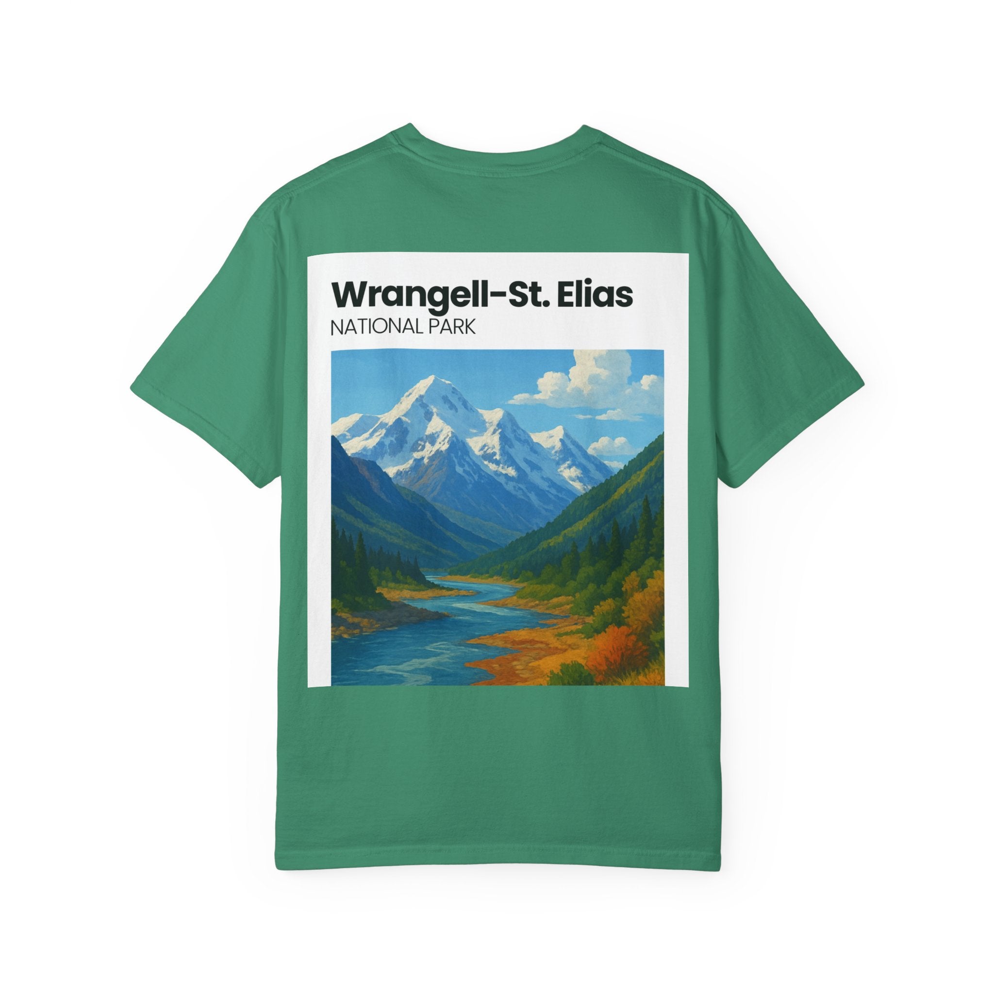 Wrangell-St. Elias National Park landscape T-Shirt | Mountain scenic tee