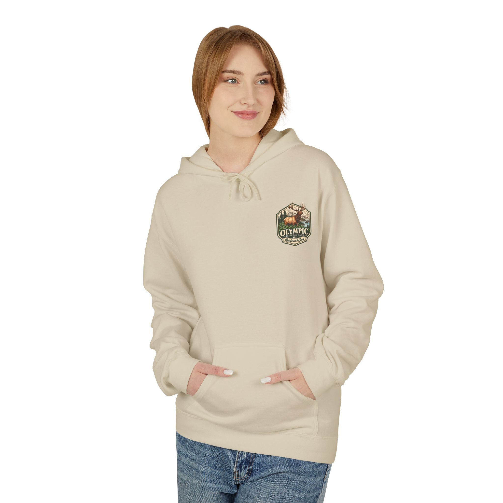 Olympic National Park Roosevelt Elk Graphic Hoodie