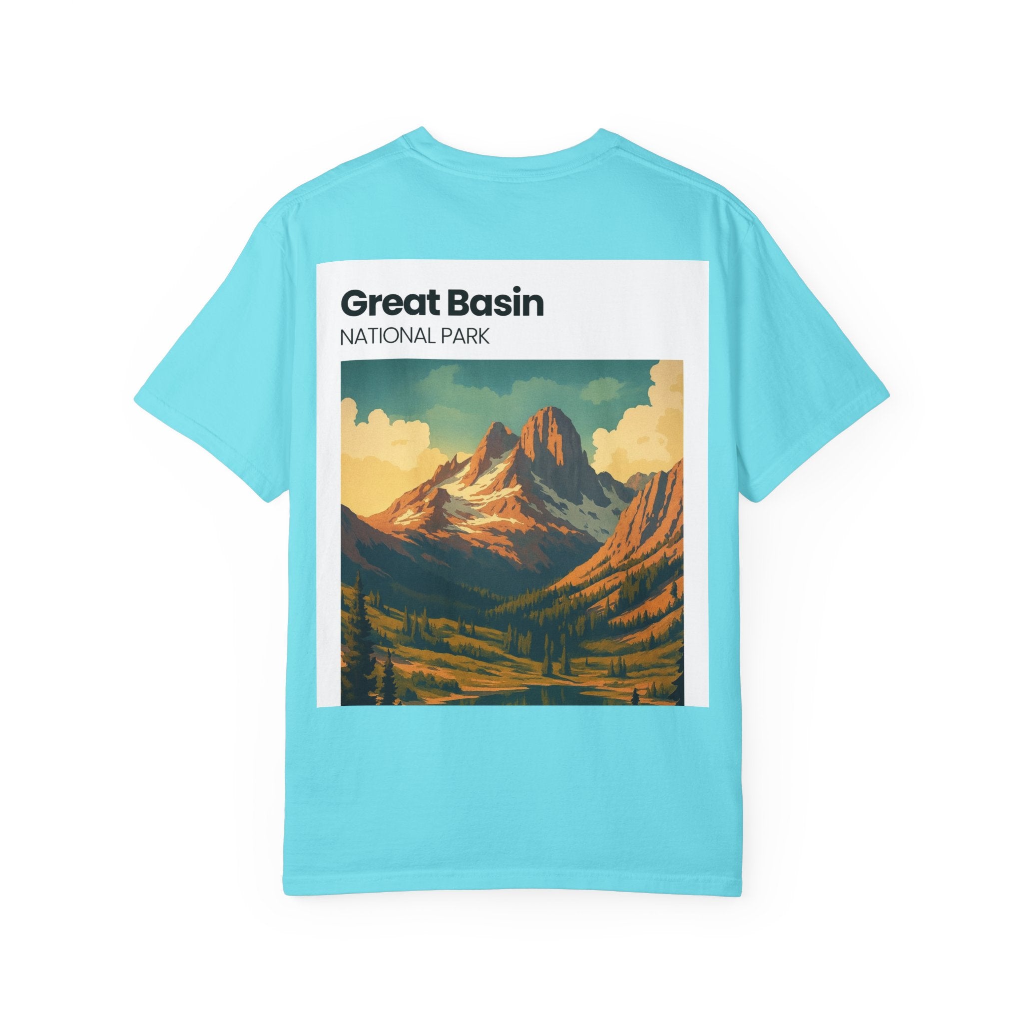 Great Basin National Park Landscape T-Shirt | Mountain Vintage Poster Tee