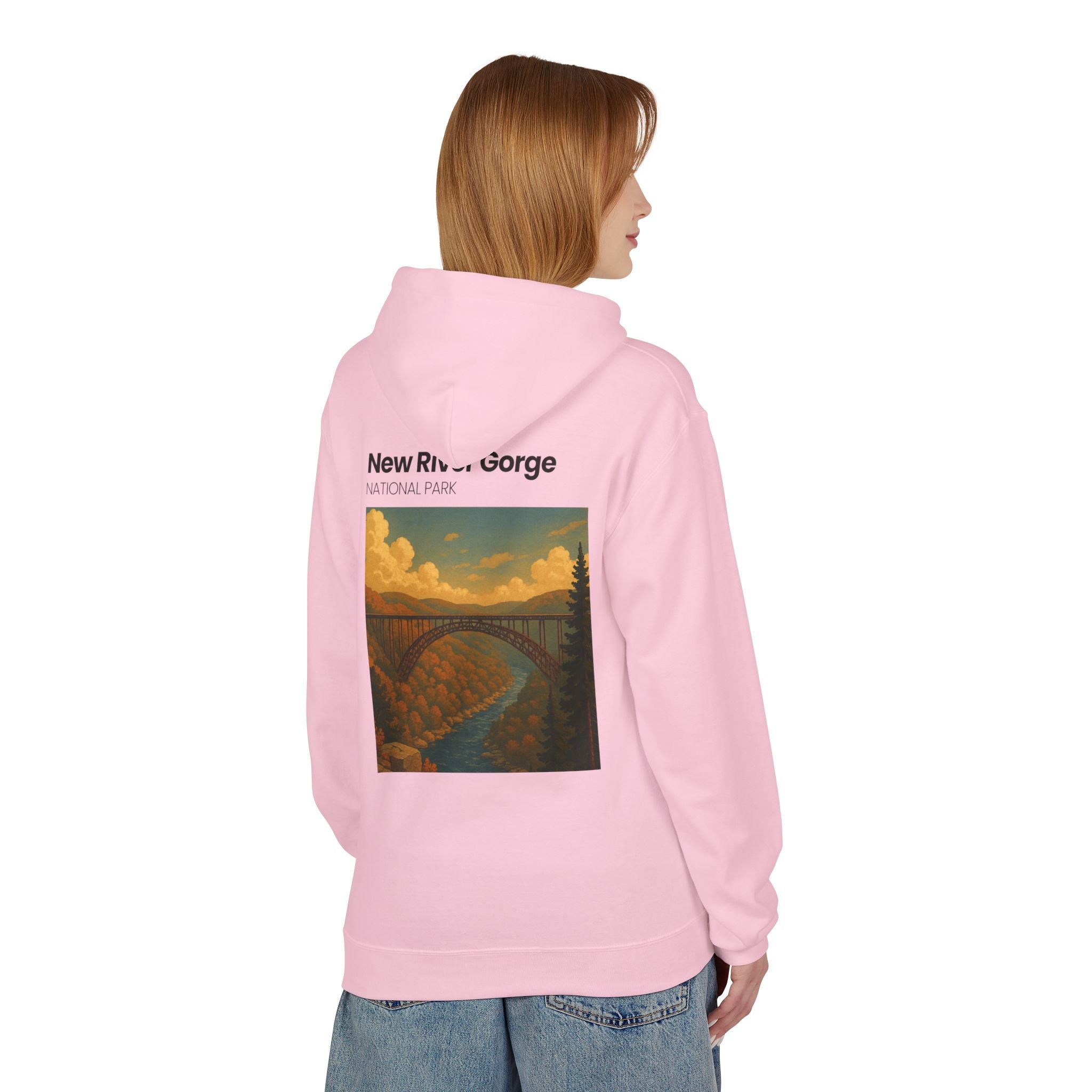 New River Gorge National Park hoodie | Scenic Bridge Landscape Pullover