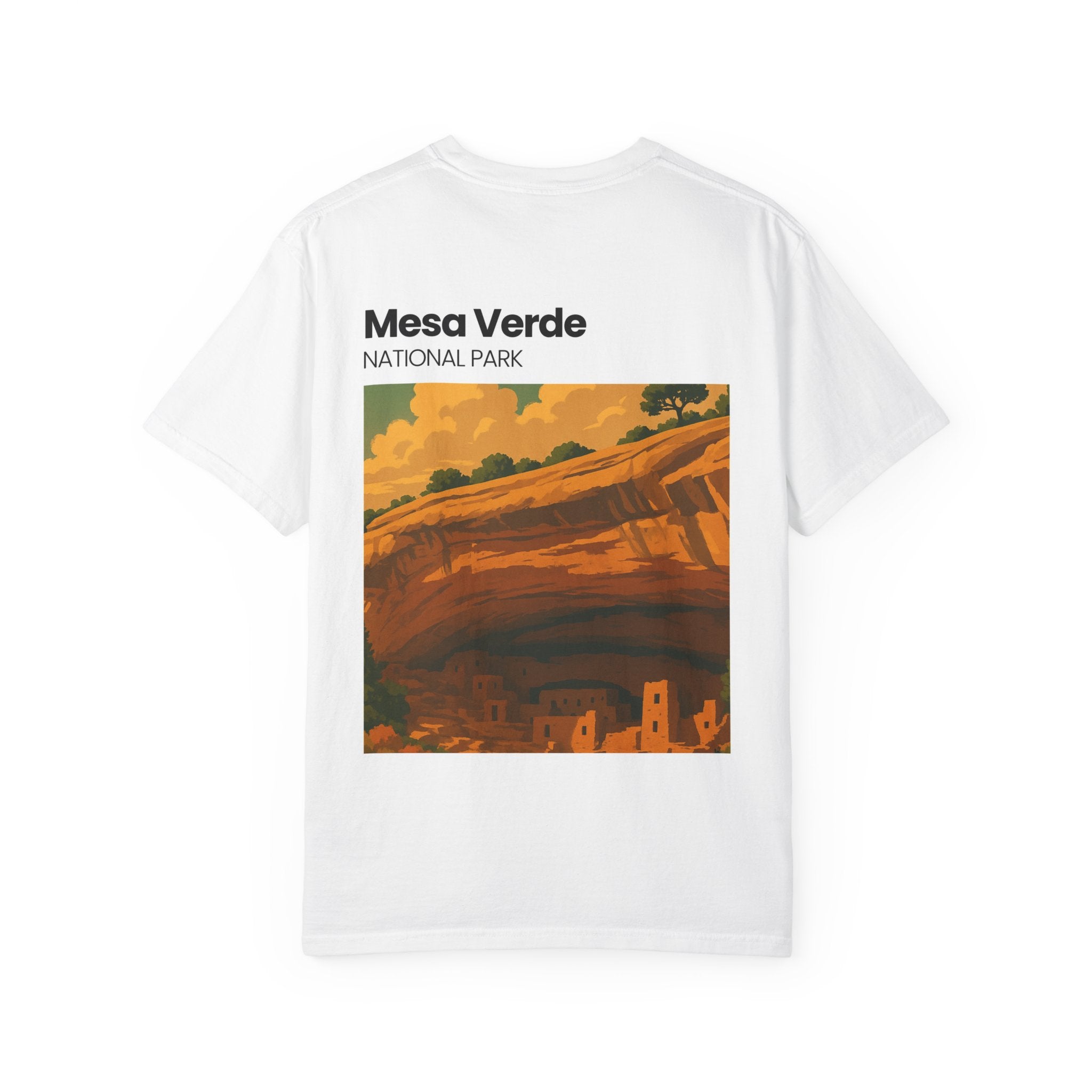 Mesa Verde National Park T-Shirt | Cliff Dwelling Vintage Poster Design