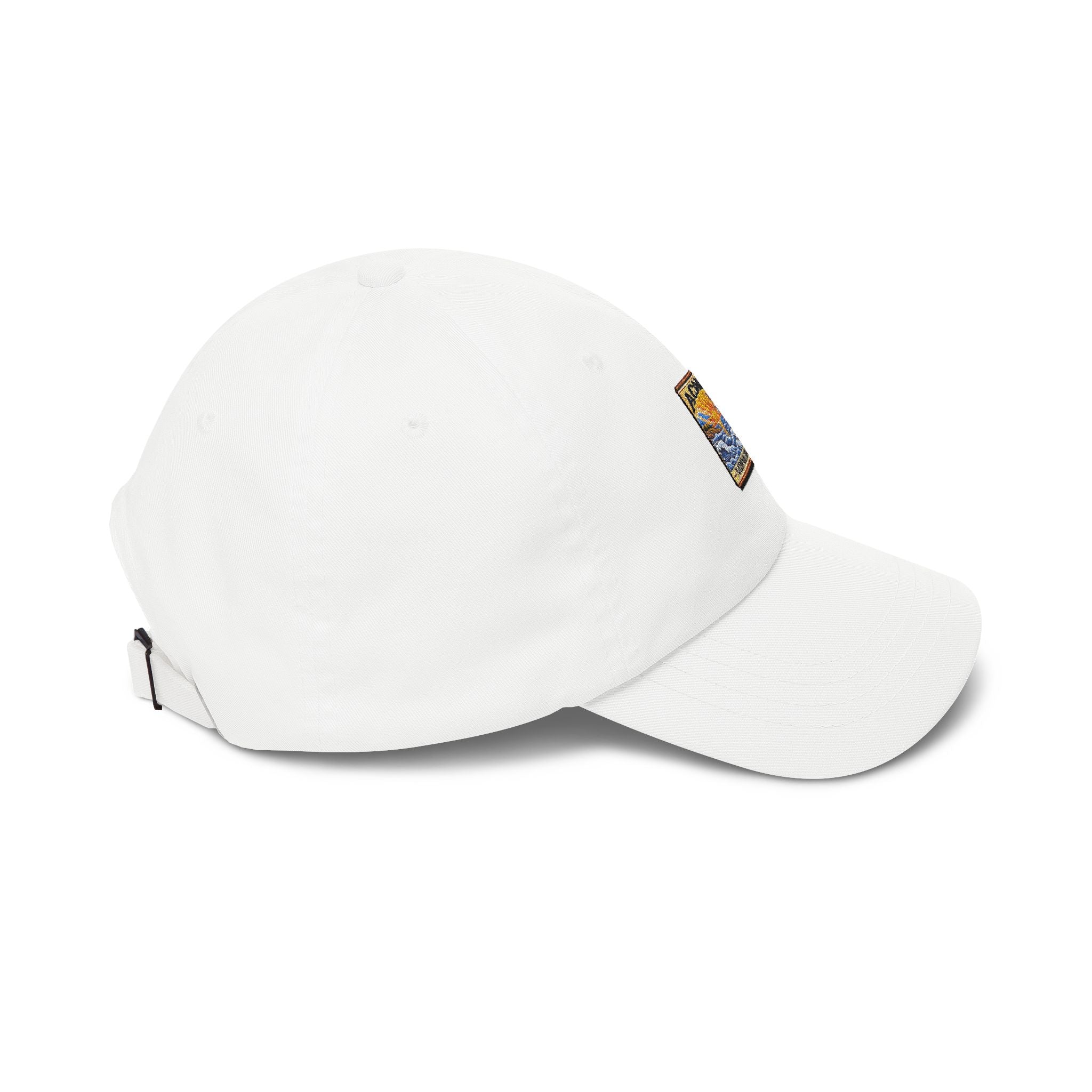 Acadia National Park Sunrise Square Logo Dad Cap