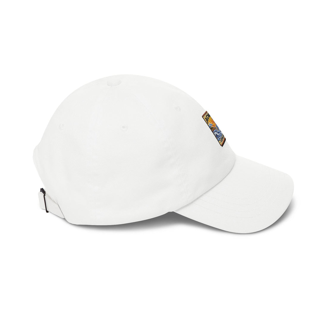Acadia National Park Sunrise Square Logo Dad Cap