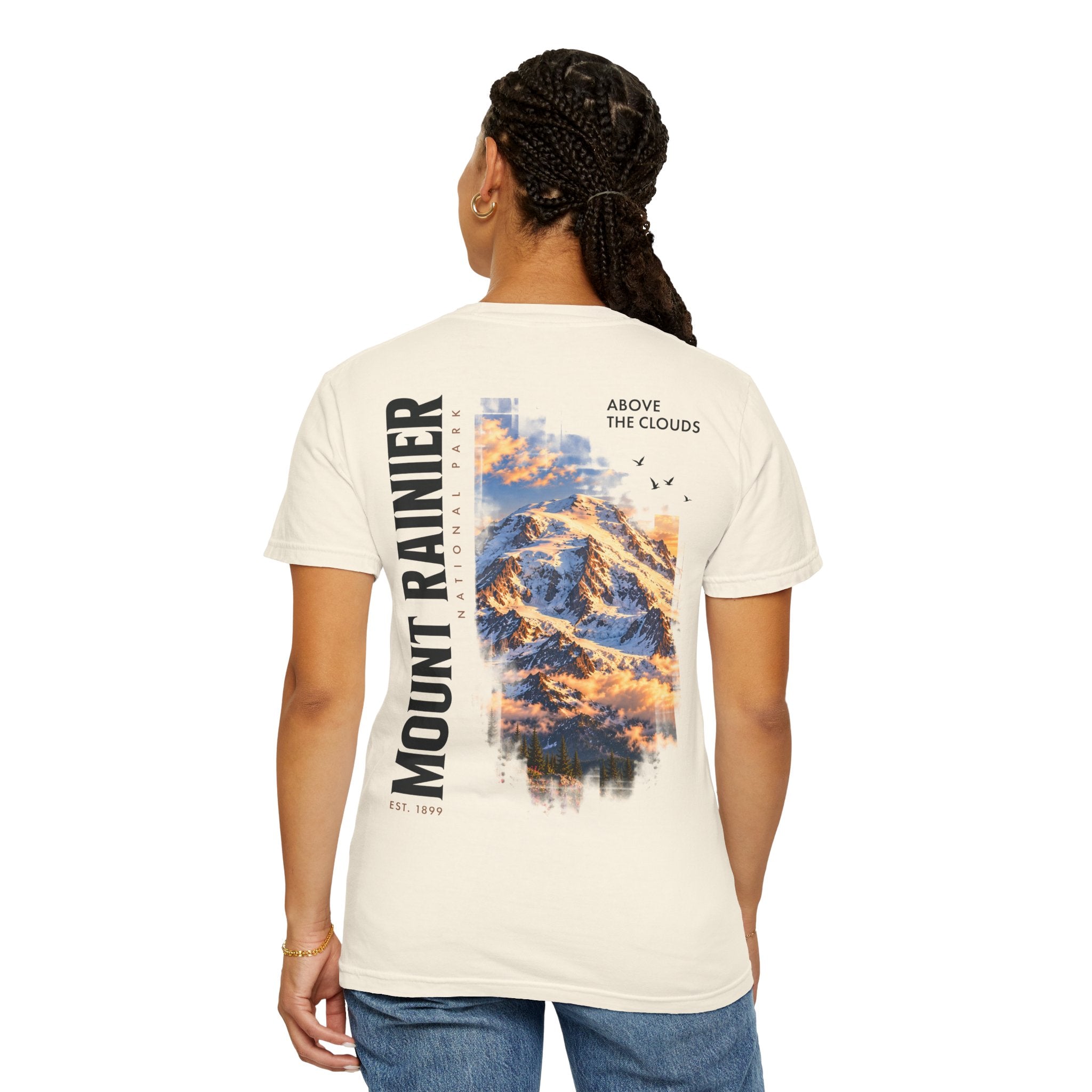 Mount Rainier National Park – Rainier Peak Graphic T-Shirt
