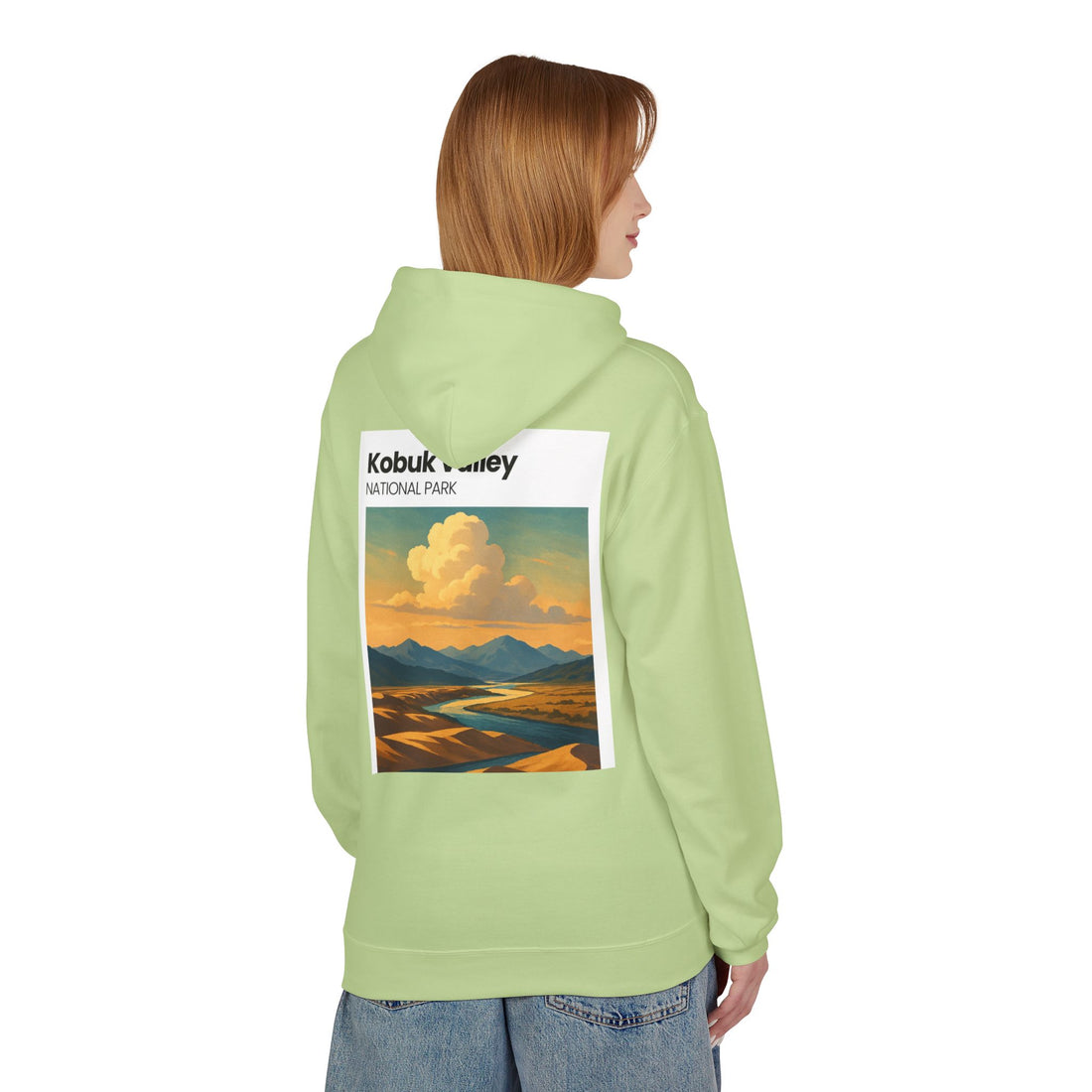 Kobuk Valley National Park landscape Hoodie | Vintage travel poster style