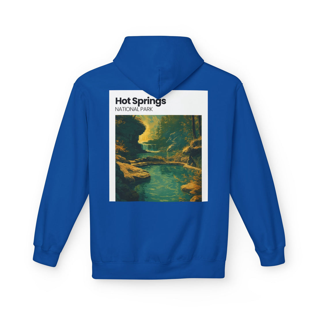 Hot Springs National Park Hoodie | Scenic Thermal Pool Illustration