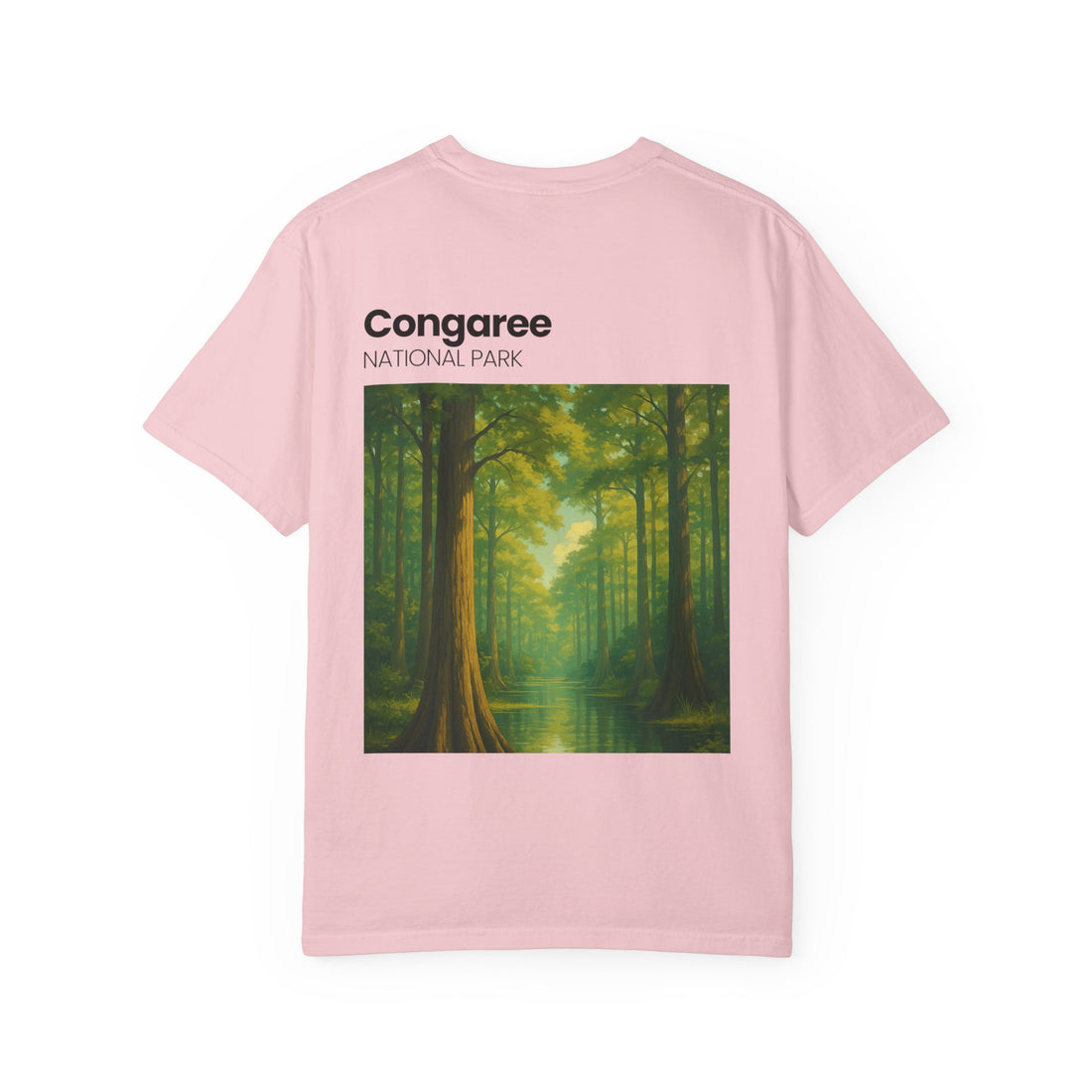 Congaree National Park forest scene T-shirt | swamp cypress nature tee