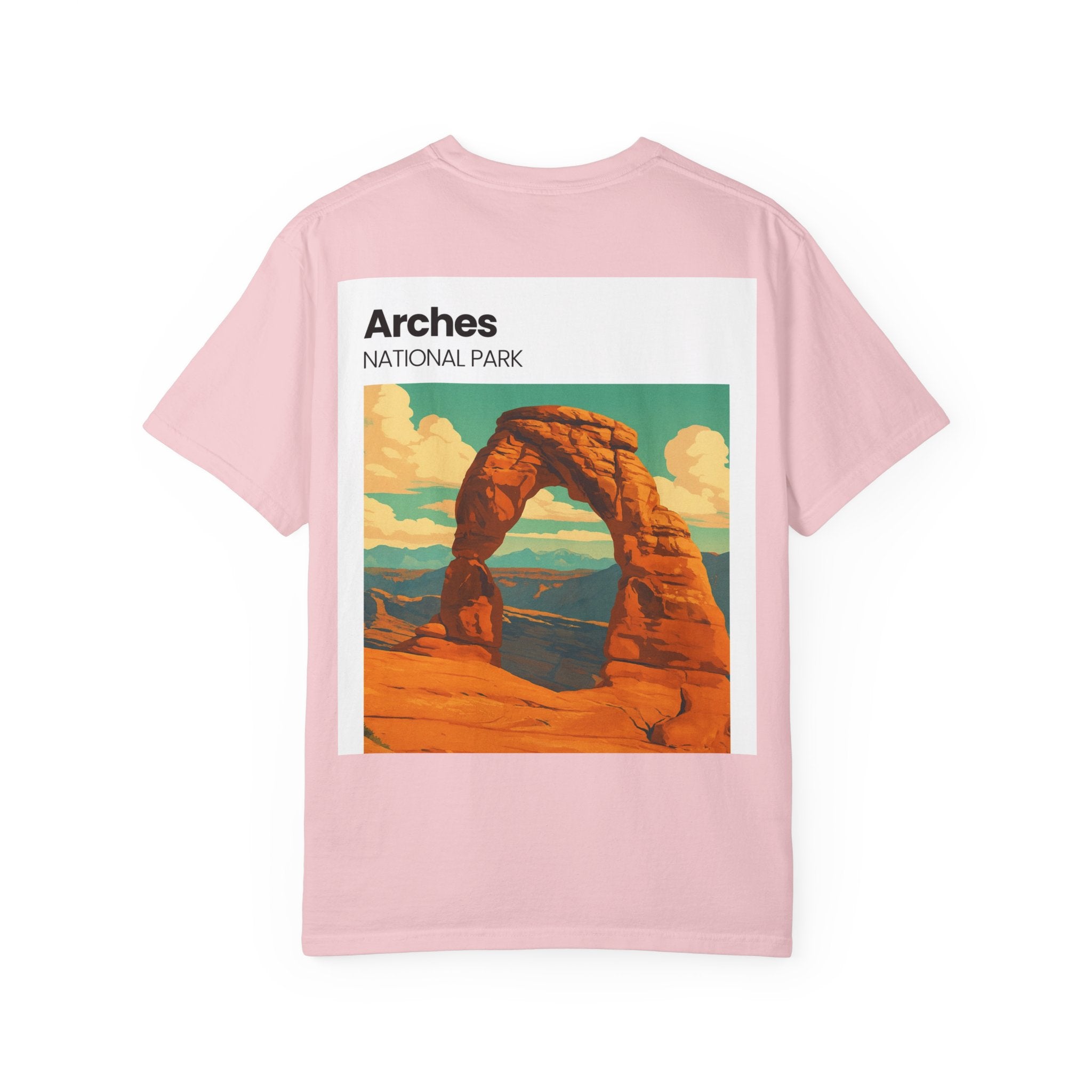 Hugging Dog Illustration T-Shirt | Small Chest Art