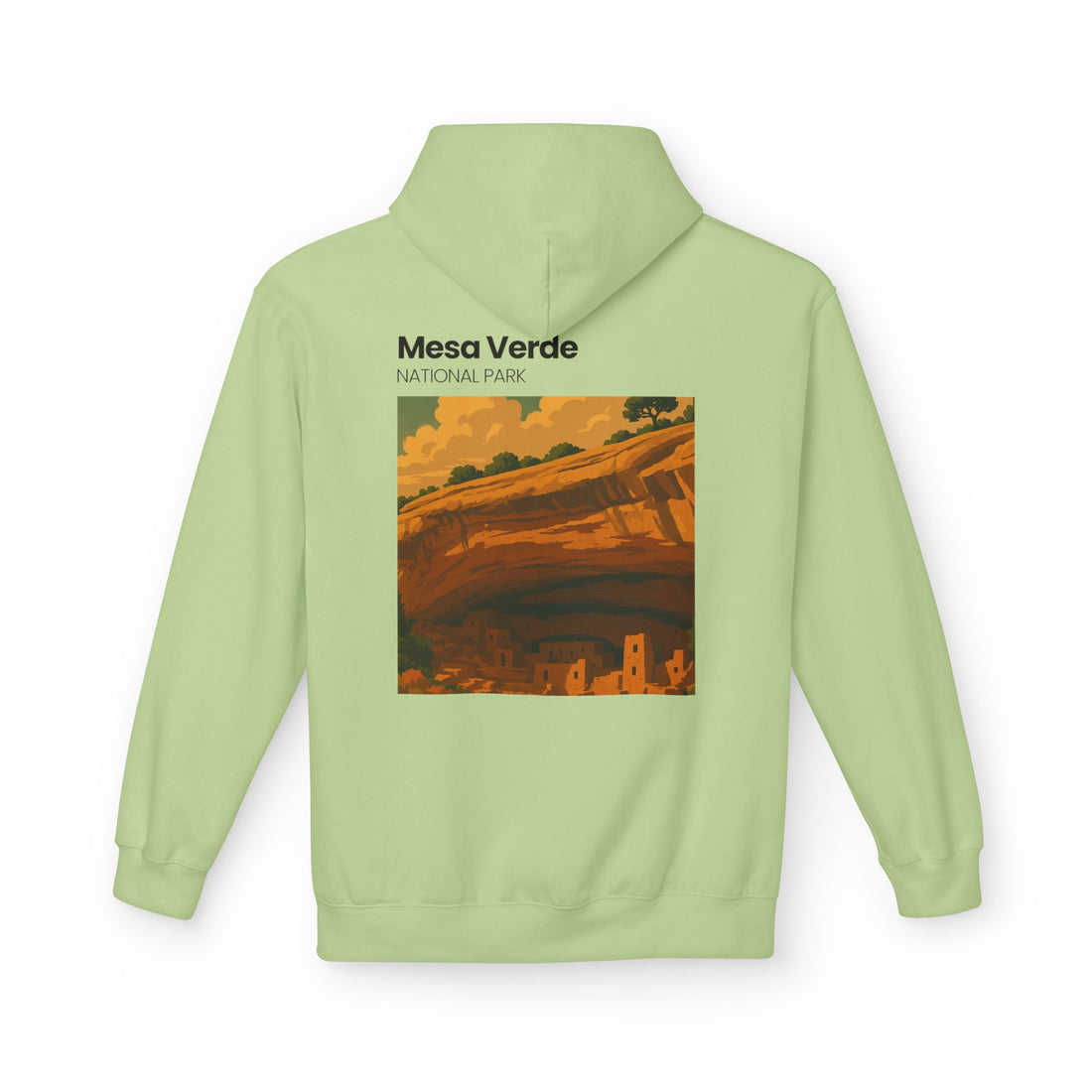 Mesa Verde National Park Hoodie | Cliff Dwelling Landscape Print