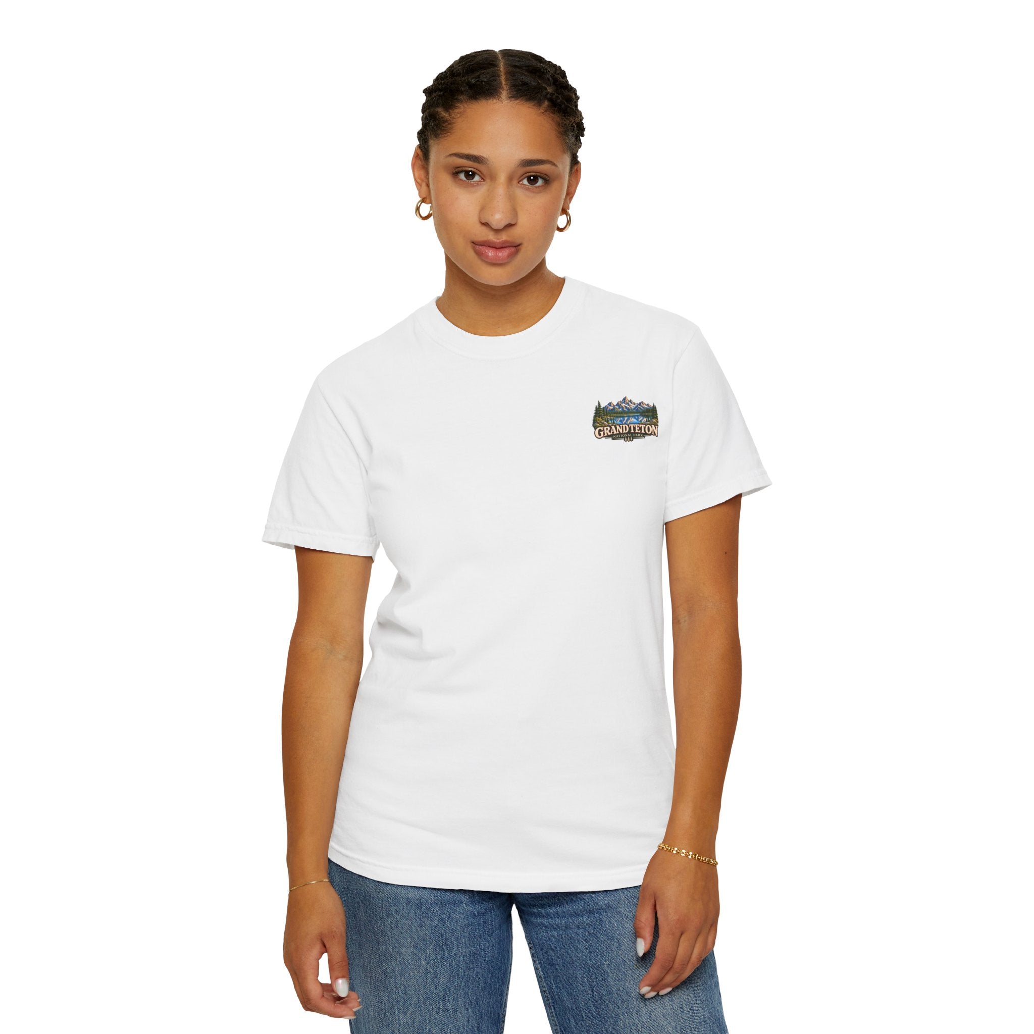 Grand Teton National Park Lake Reflection Graphic T-Shirt