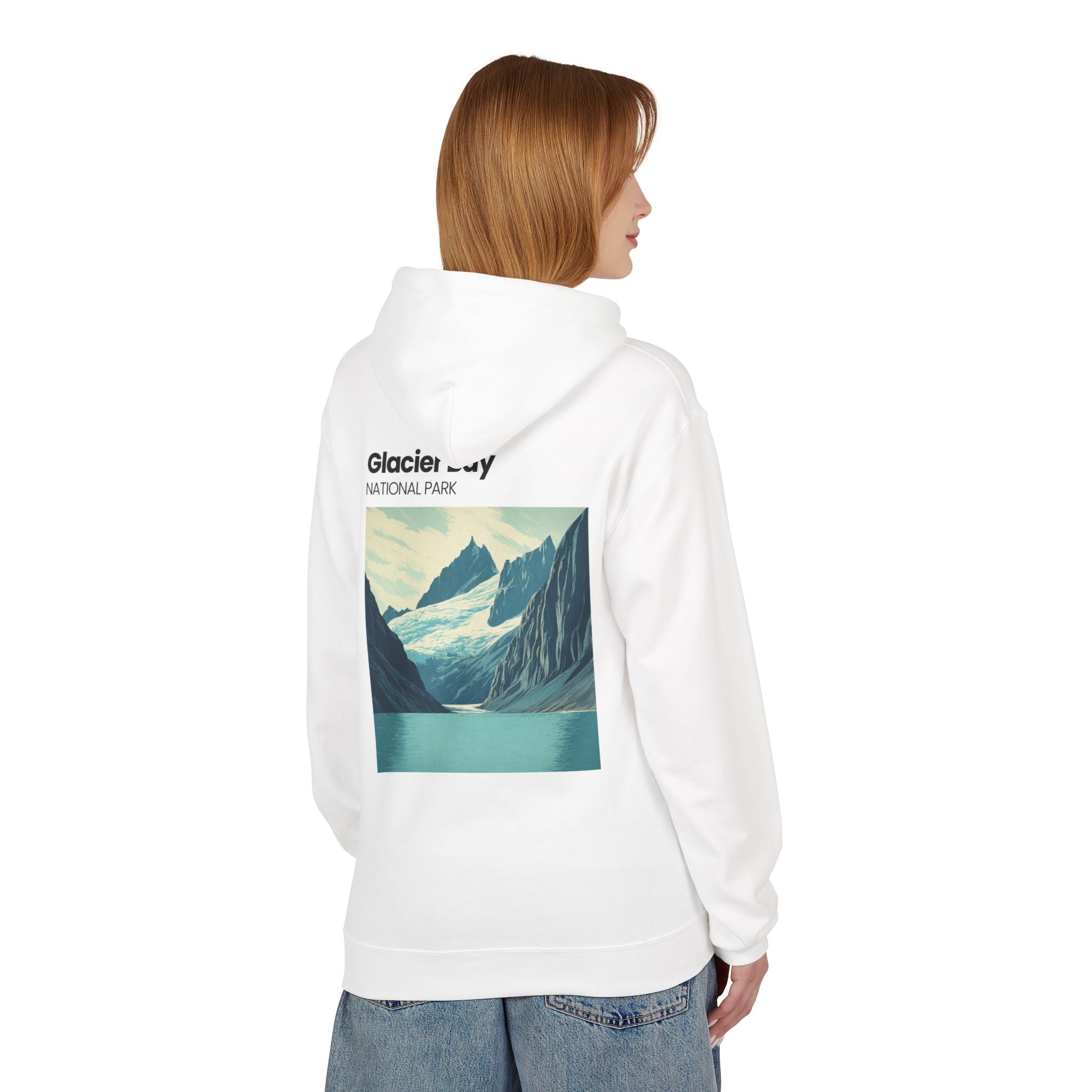 Vintage Wave Surf Patch Hoodie | Small Chest Graphic, Coastal Vibes
