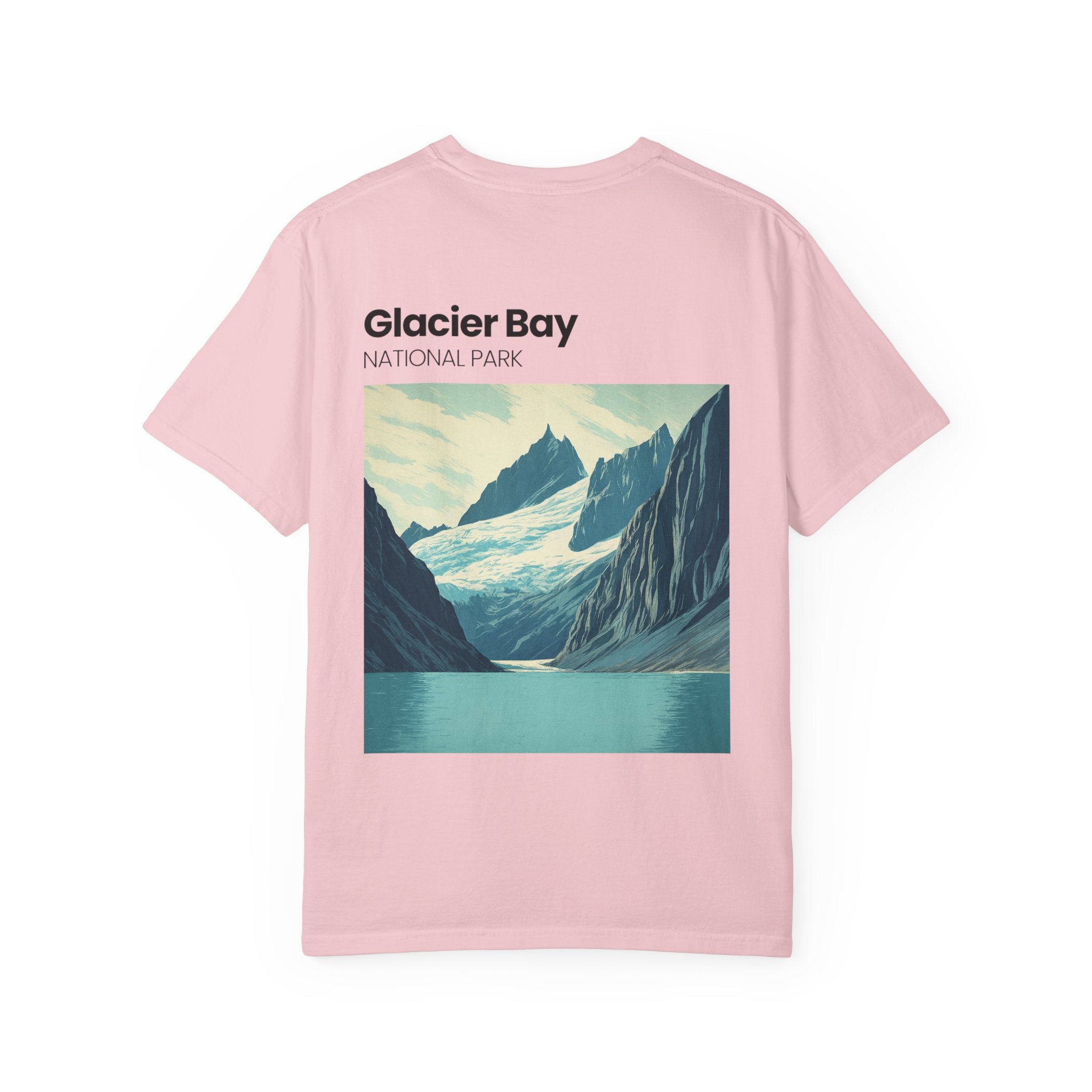 Glacier Bay National Park landscape T-shirt | Vintage mountain lake tee