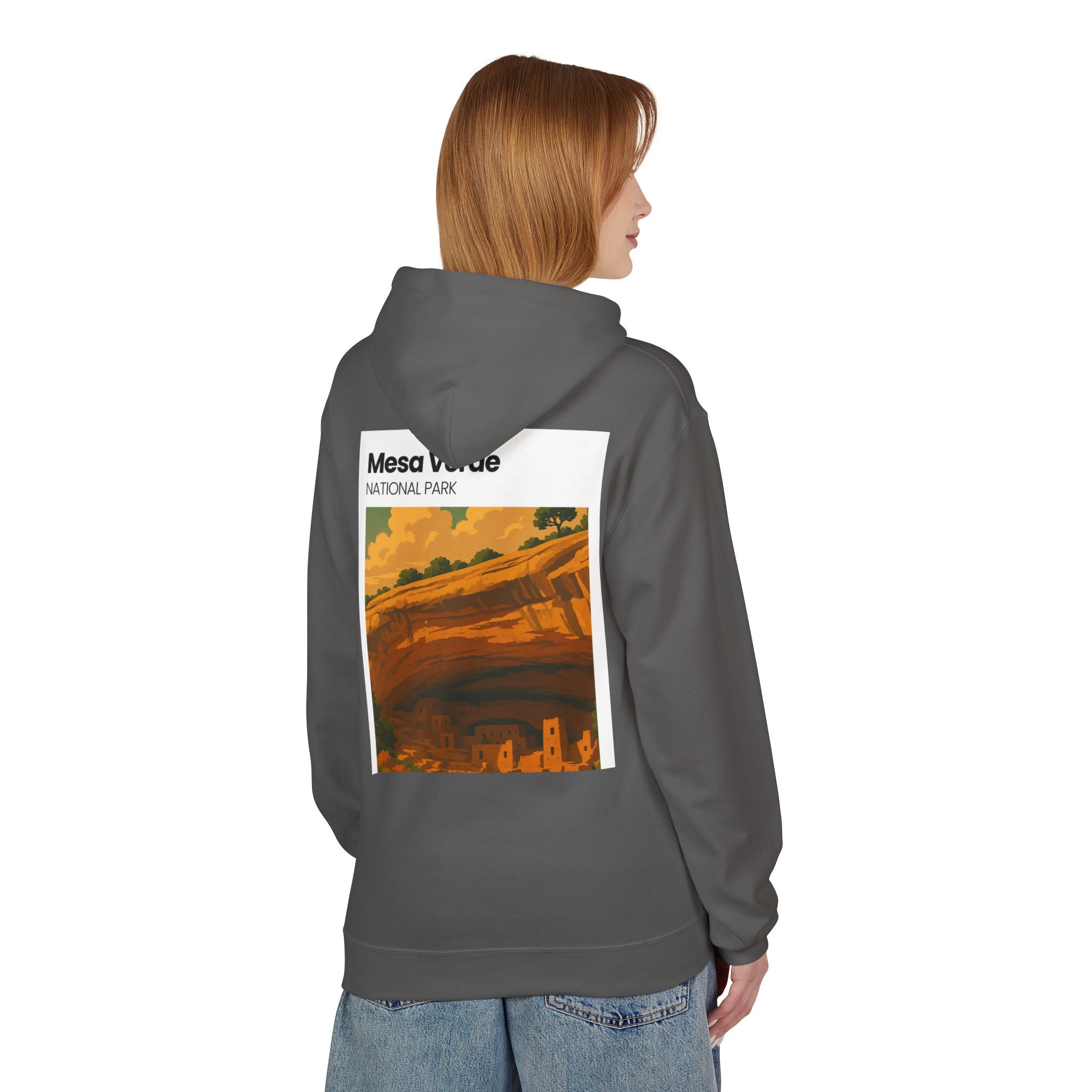 Mesa Verde National Park Hoodie | Cliff Dwelling Landscape Print