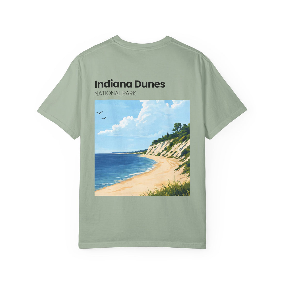 Indiana Dunes National Park Beach Scene T-Shirt | Scenic Nature Tee
