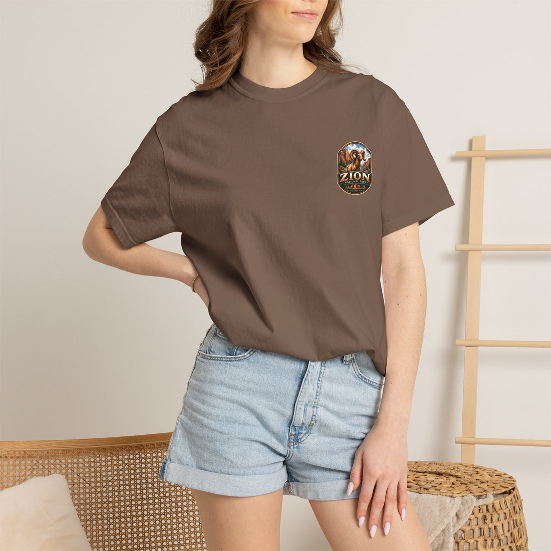 Bighorn Sheep Zion National Park Vintage Graphic T-Shirt