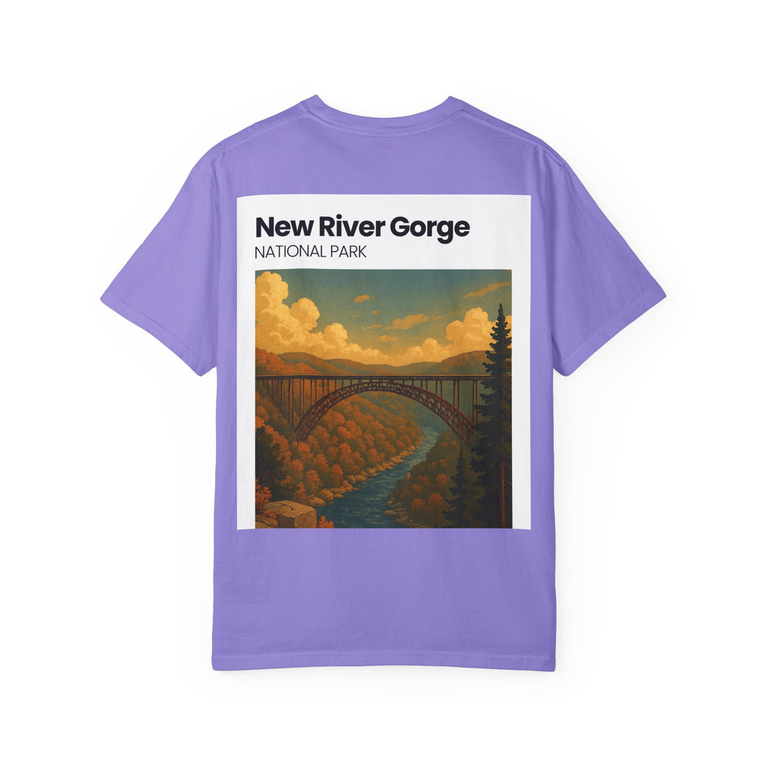 New River Gorge National Park Bridge T-Shirt | Vintage Landscape Tee