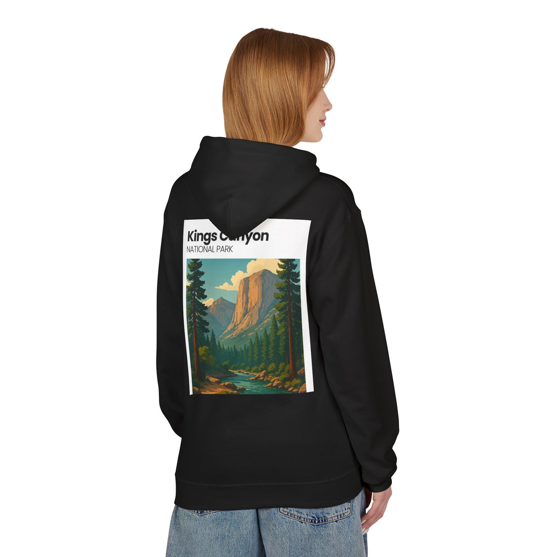 Kings Canyon National Park Hoodie | Vintage Landscape Graphic