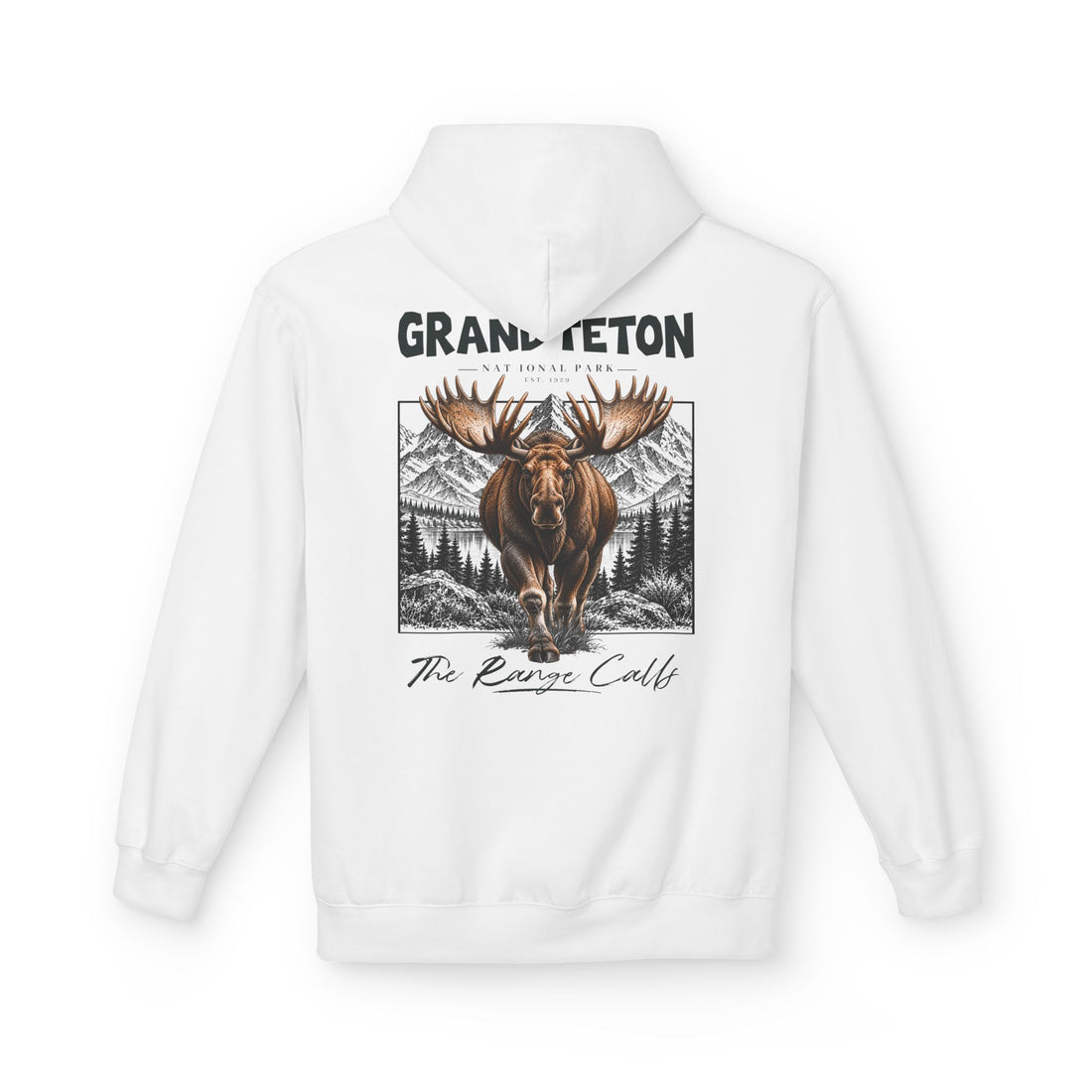 Grand Teton National Park Moose Graphic hoodie