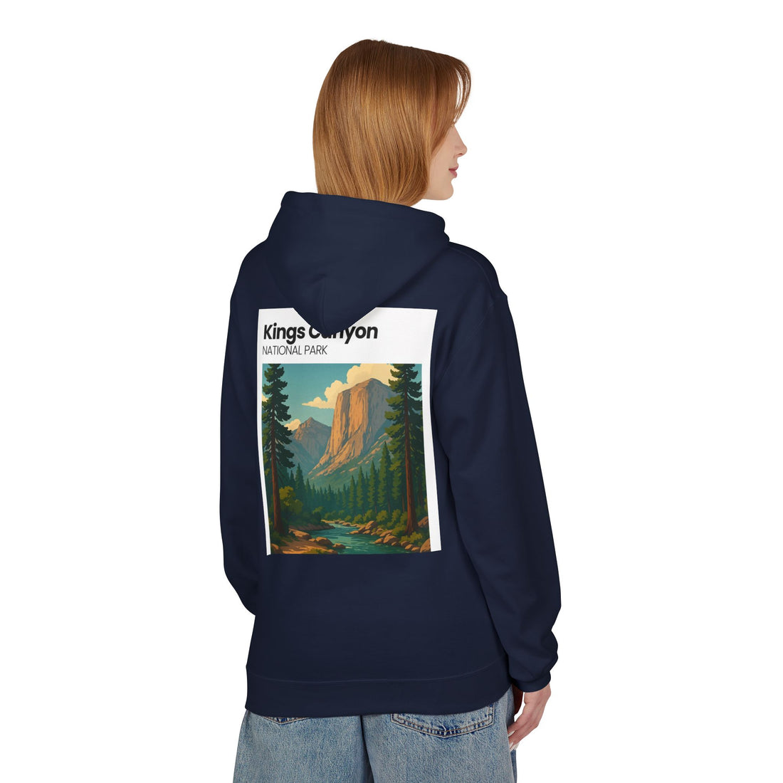 Kings Canyon National Park Hoodie | Vintage Landscape Graphic