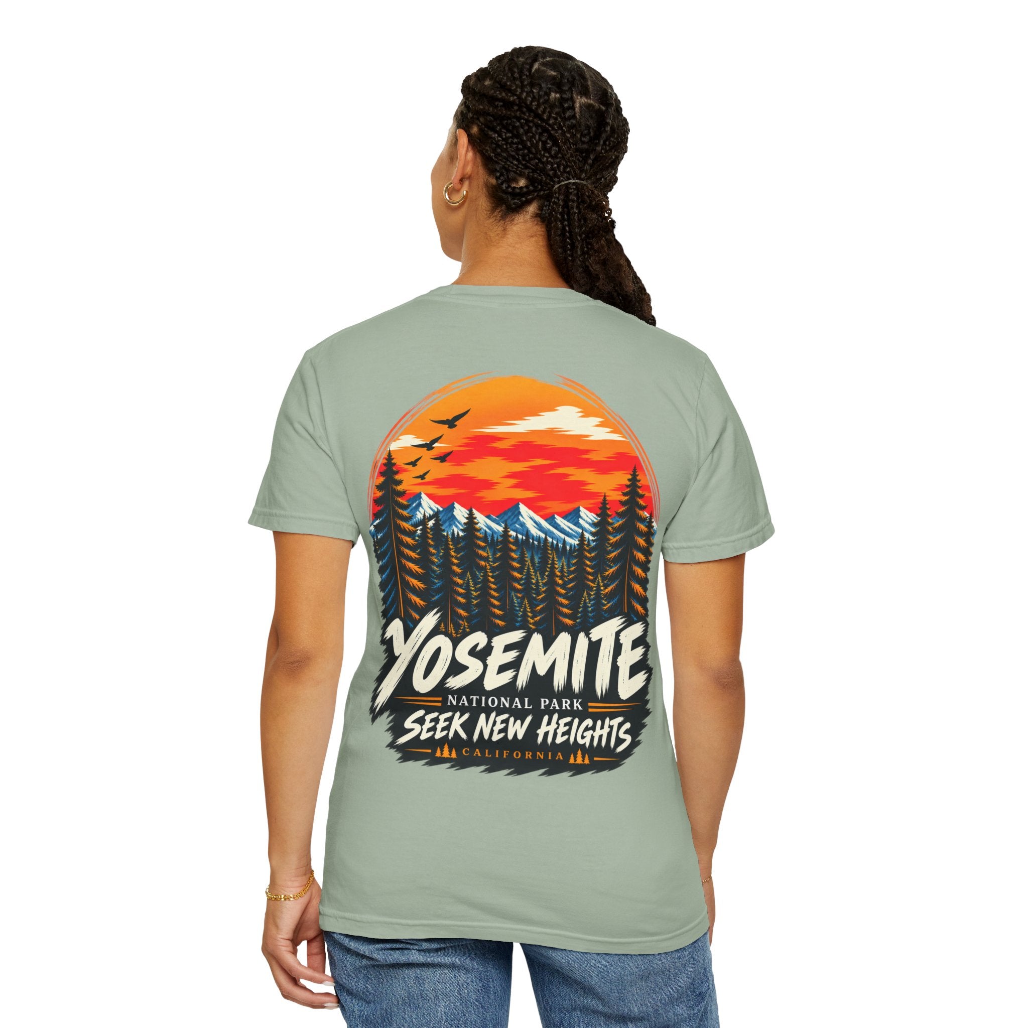 Yosemite National Park Pine Forest – Seek New Heights T-Shirt