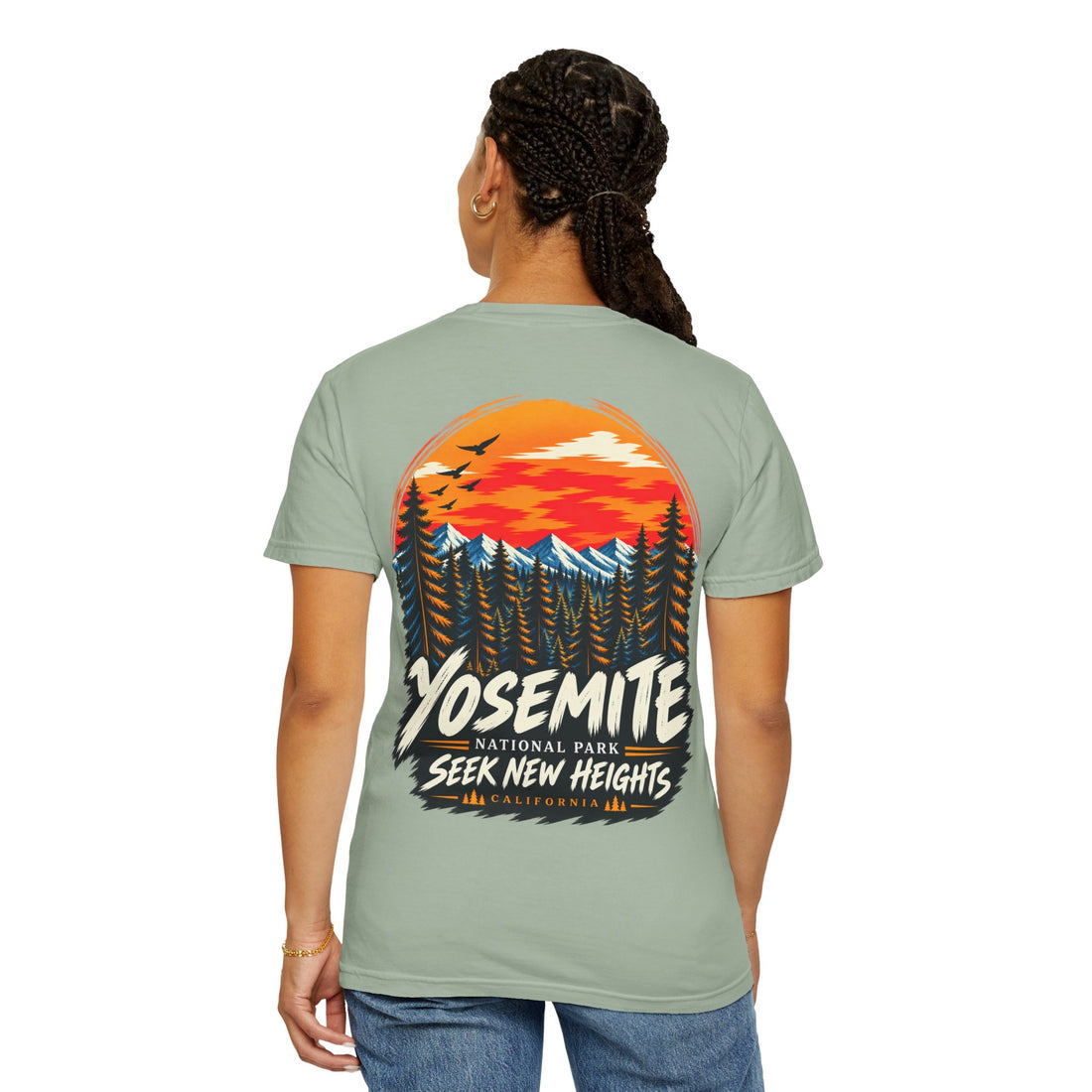 Yosemite National Park Pine Forest – Seek New Heights T-Shirt