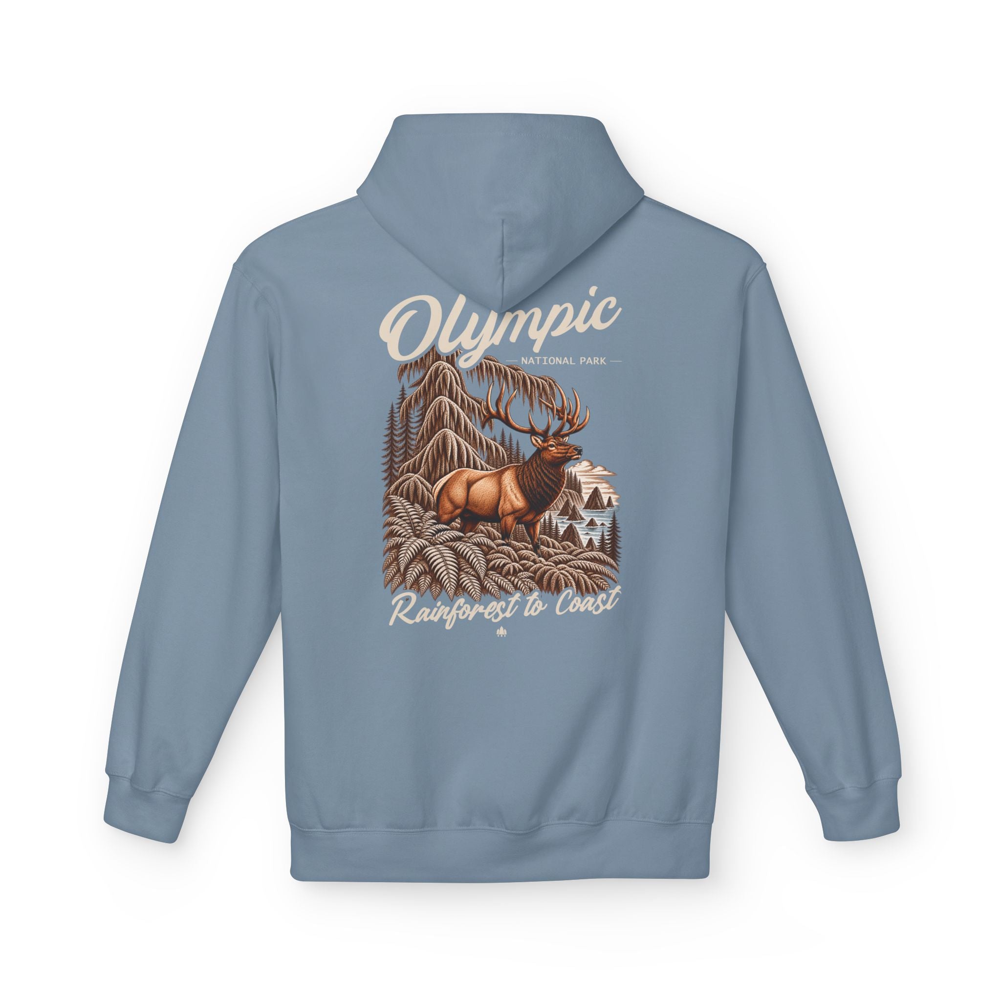 Olympic National Park Roosevelt Elk Graphic Hoodie