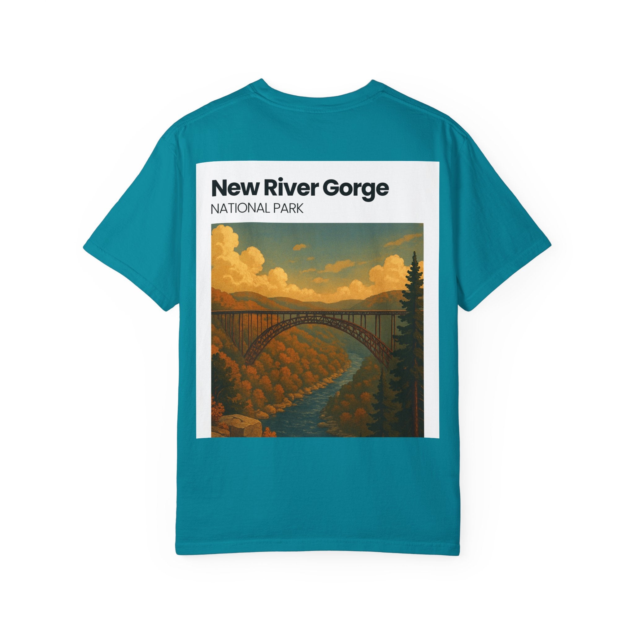 New River Gorge National Park Bridge T-Shirt | Vintage Landscape Tee