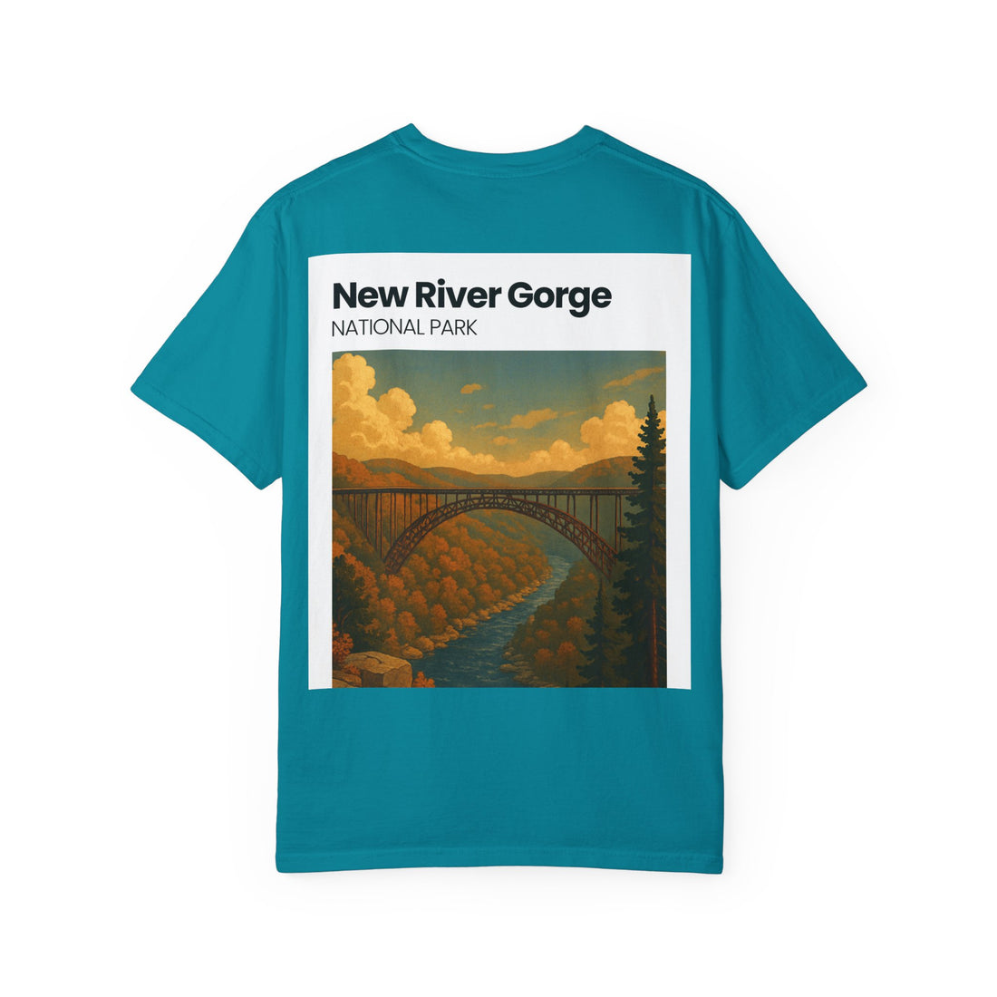 New River Gorge National Park Bridge T-Shirt | Vintage Landscape Tee