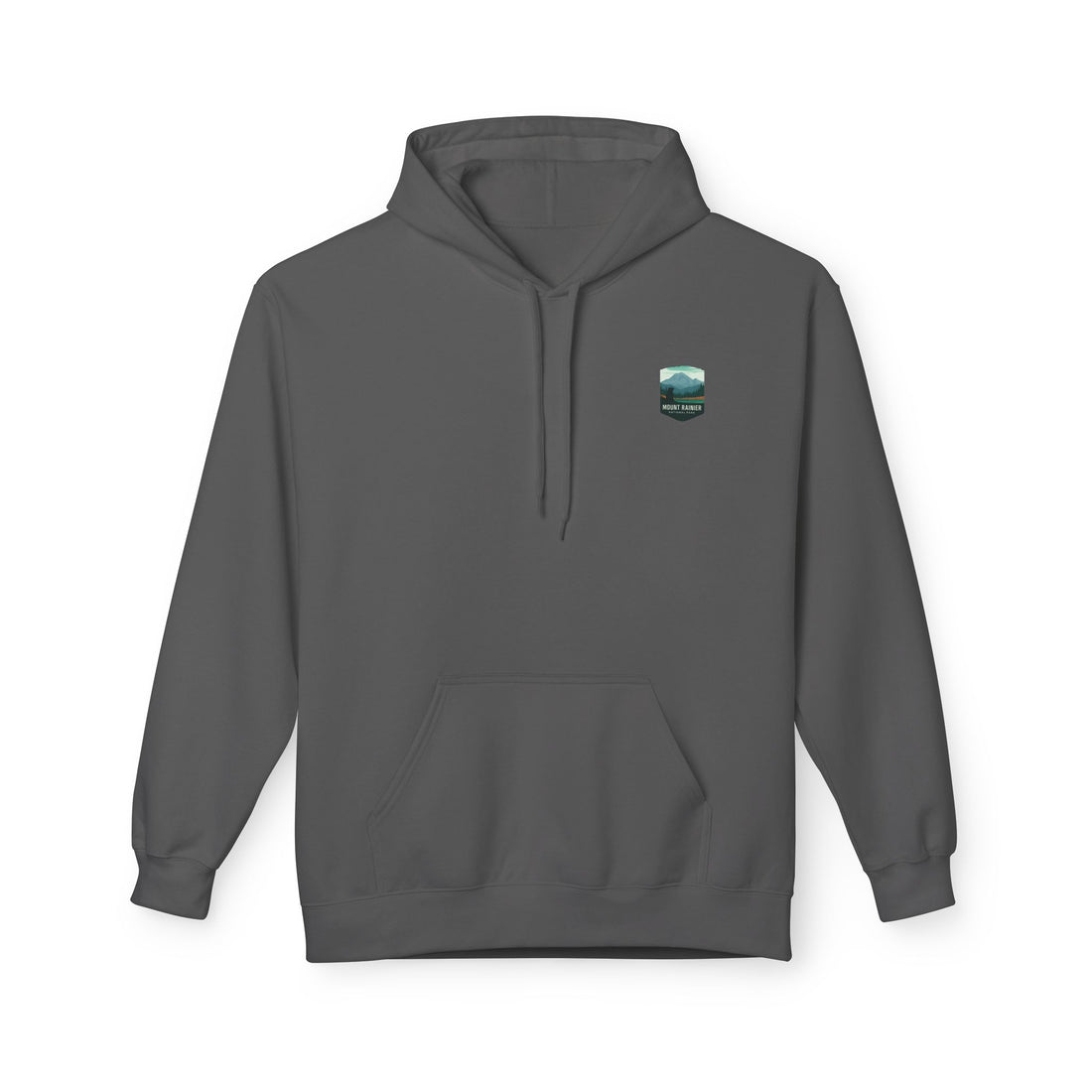 Mount Rainier National Park Hoodie | Vintage Landscape Mountain Design