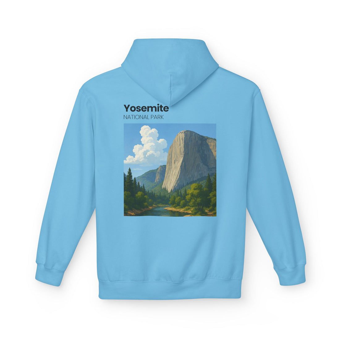 Yosemite National Park Half Dome Illustration Hoodie | National Park Travel Sweatshirt