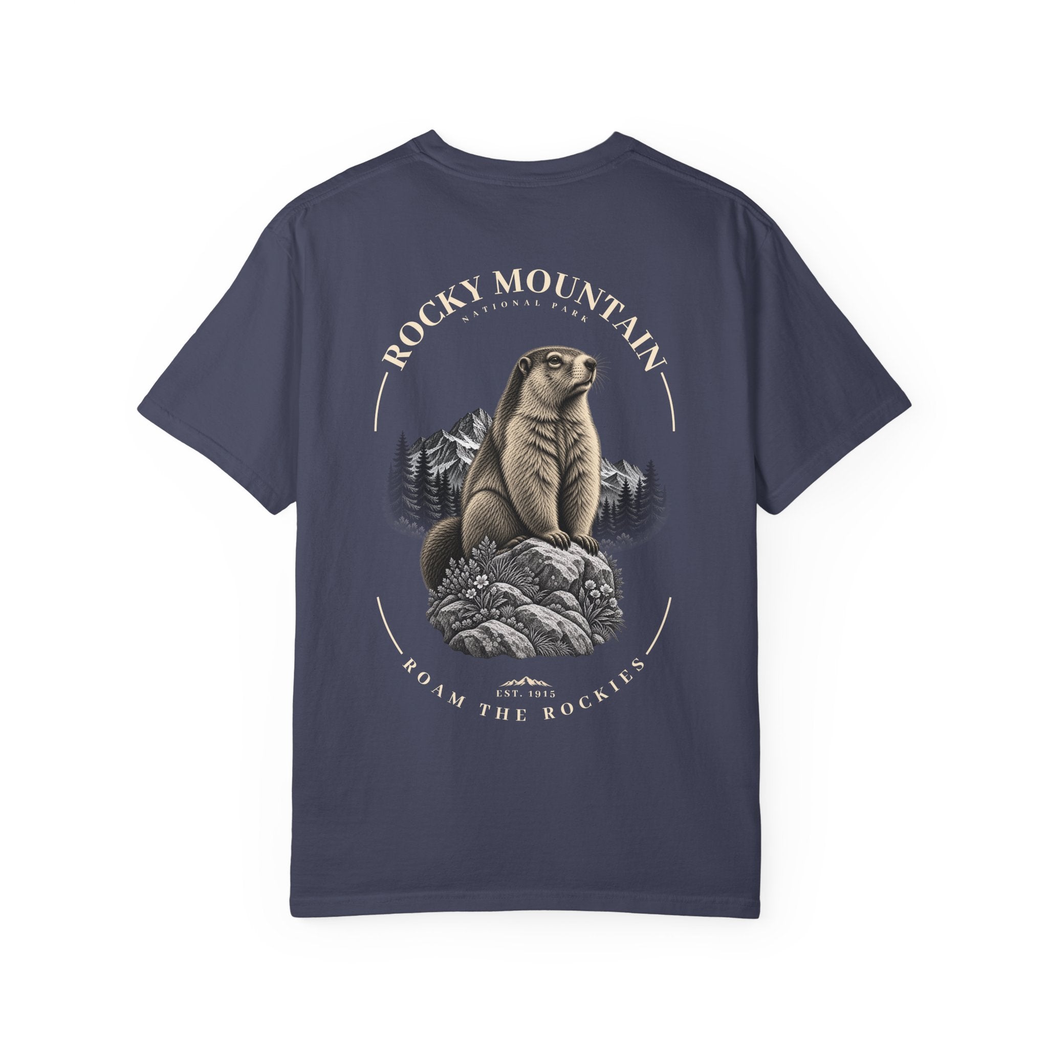Rocky Mountain National Park Marmot Graphic T-Shirt