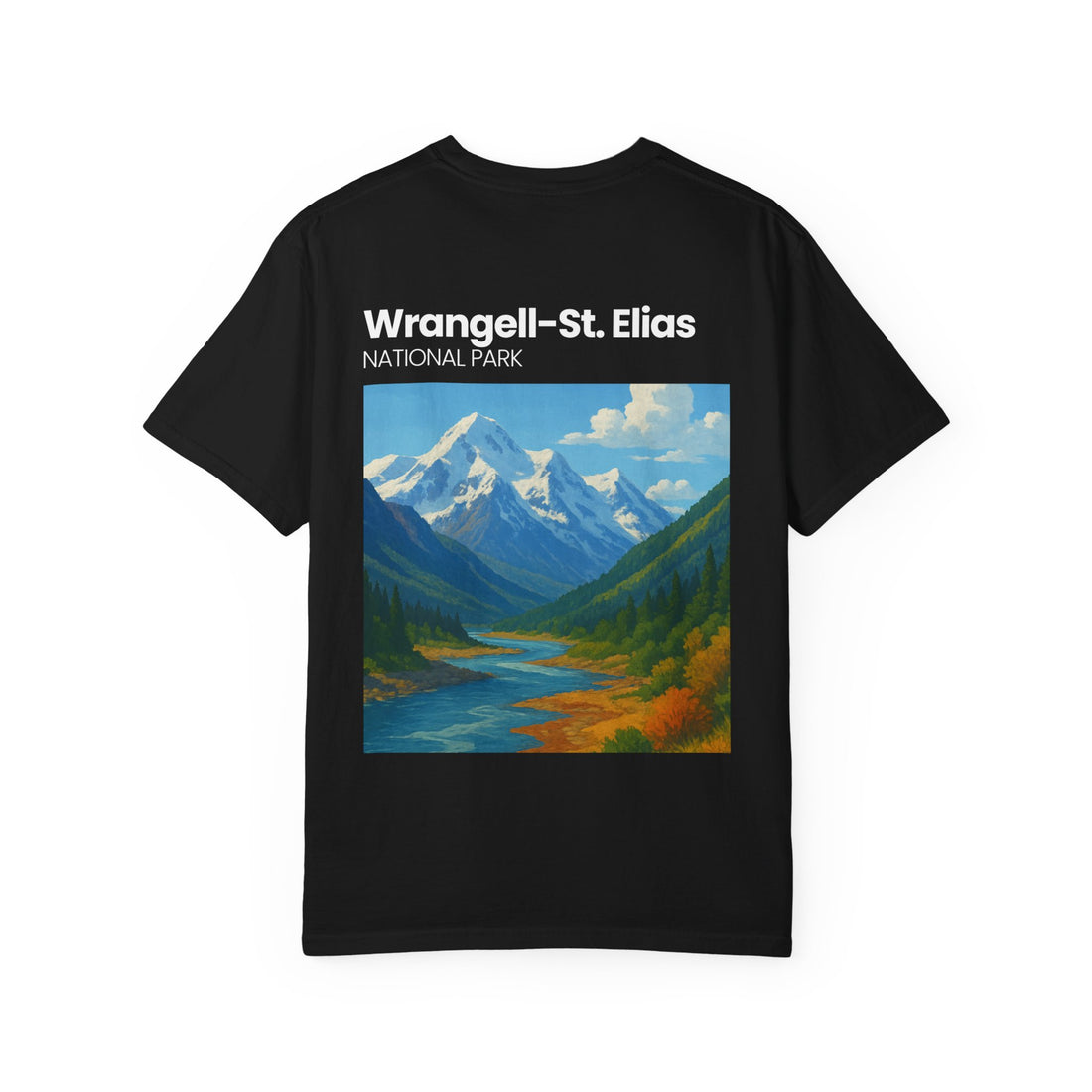 Wrangell-St. Elias National Park landscape T-Shirt | Mountain scenic tee