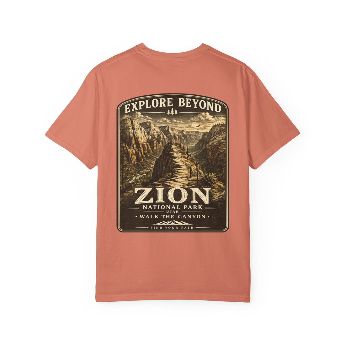 Angels Landing Zion National Park Vintage Graphic T-Shirt1
