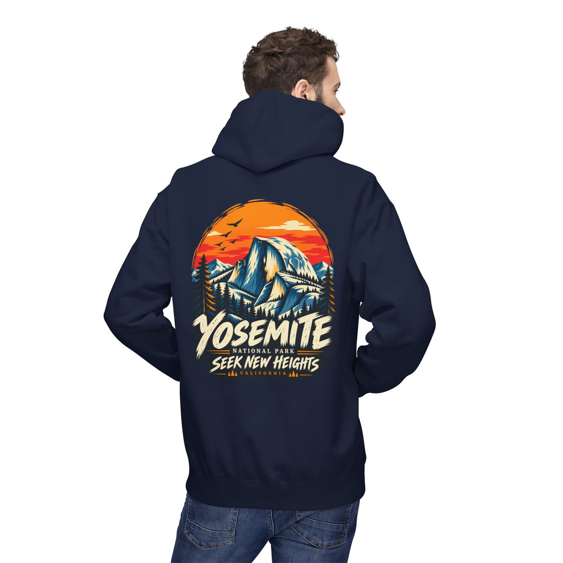 Yosemite National Park Half Dome – Seek New Heights Hoodie