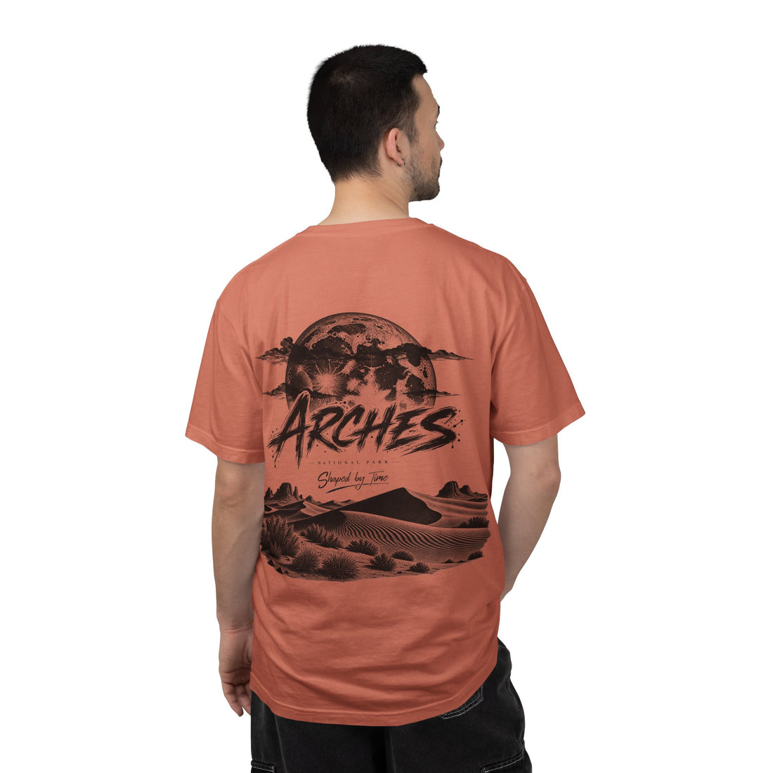 Arches National Park Desert Moon Graphic T-Shirt