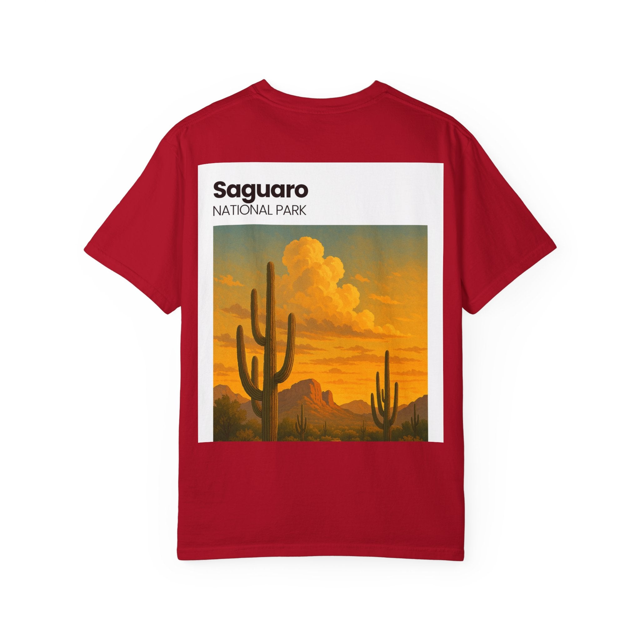 Saguaro National Park Sunset T-Shirt | Desert Cactus Graphic