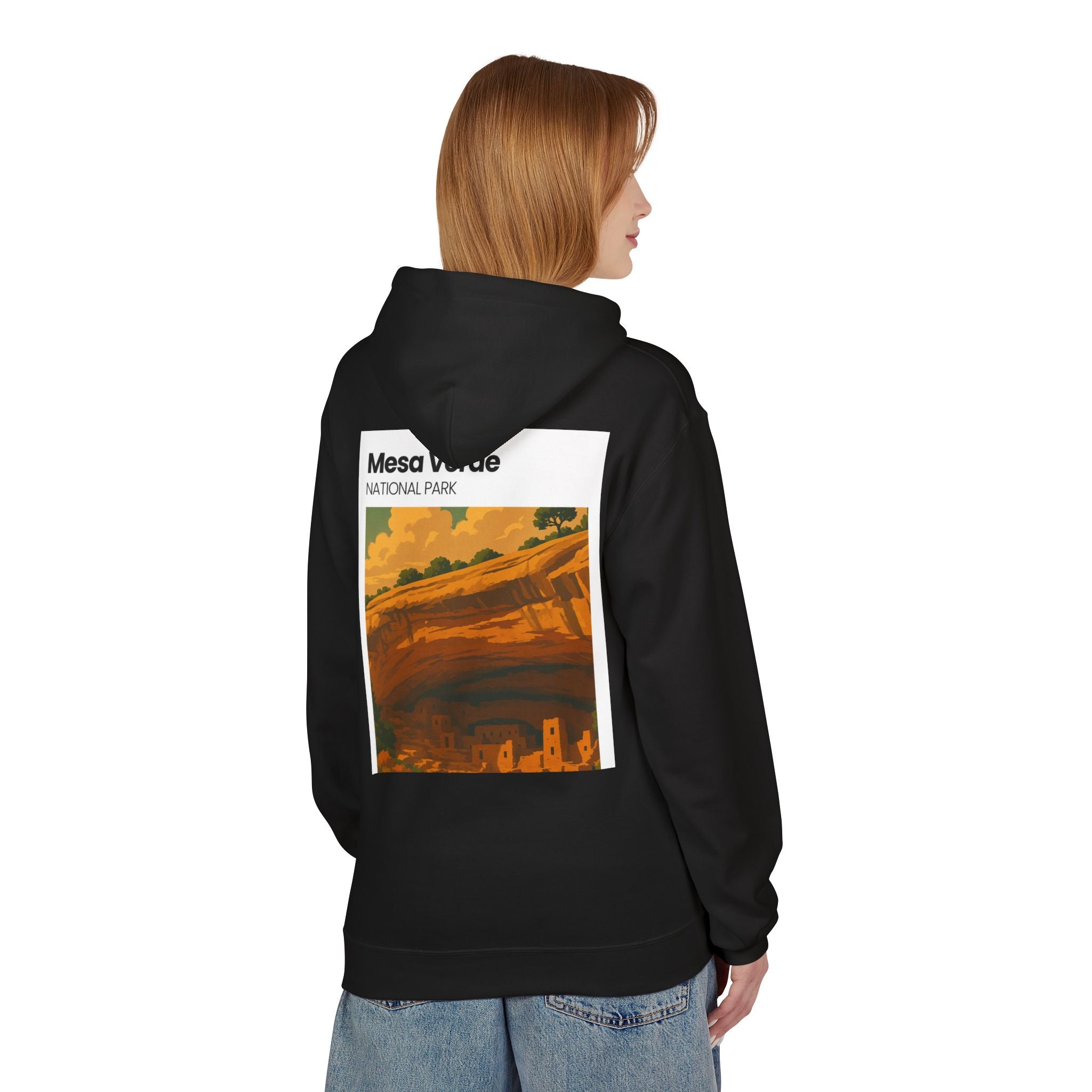 Mesa Verde National Park Hoodie | Cliff Dwelling Landscape Print