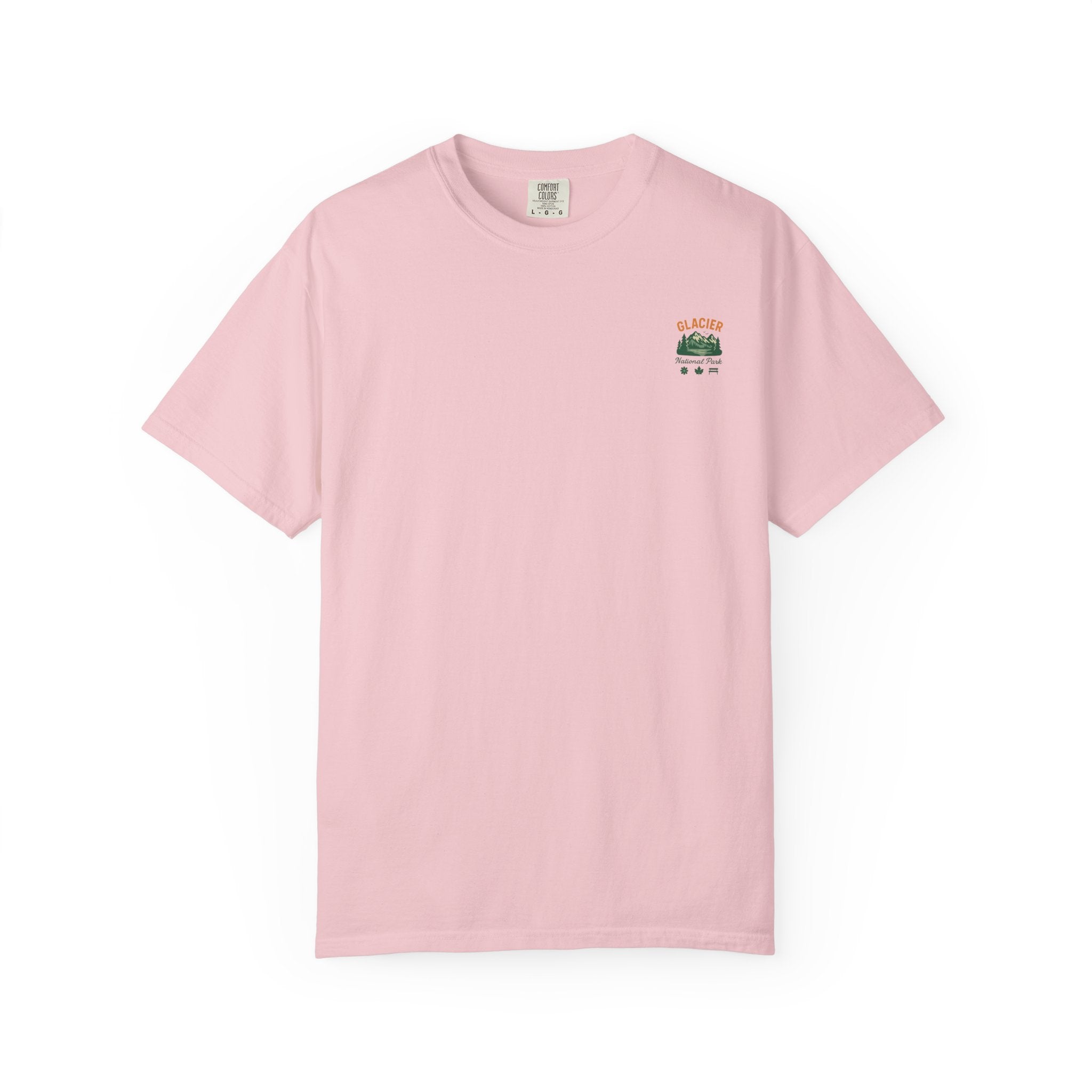 Glacier National Park Landscape T-shirt | Vintage Mountain Lake Tee