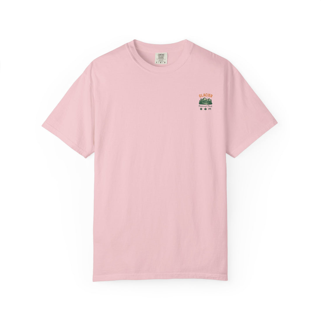 Glacier National Park Landscape T-shirt | Vintage Mountain Lake Tee