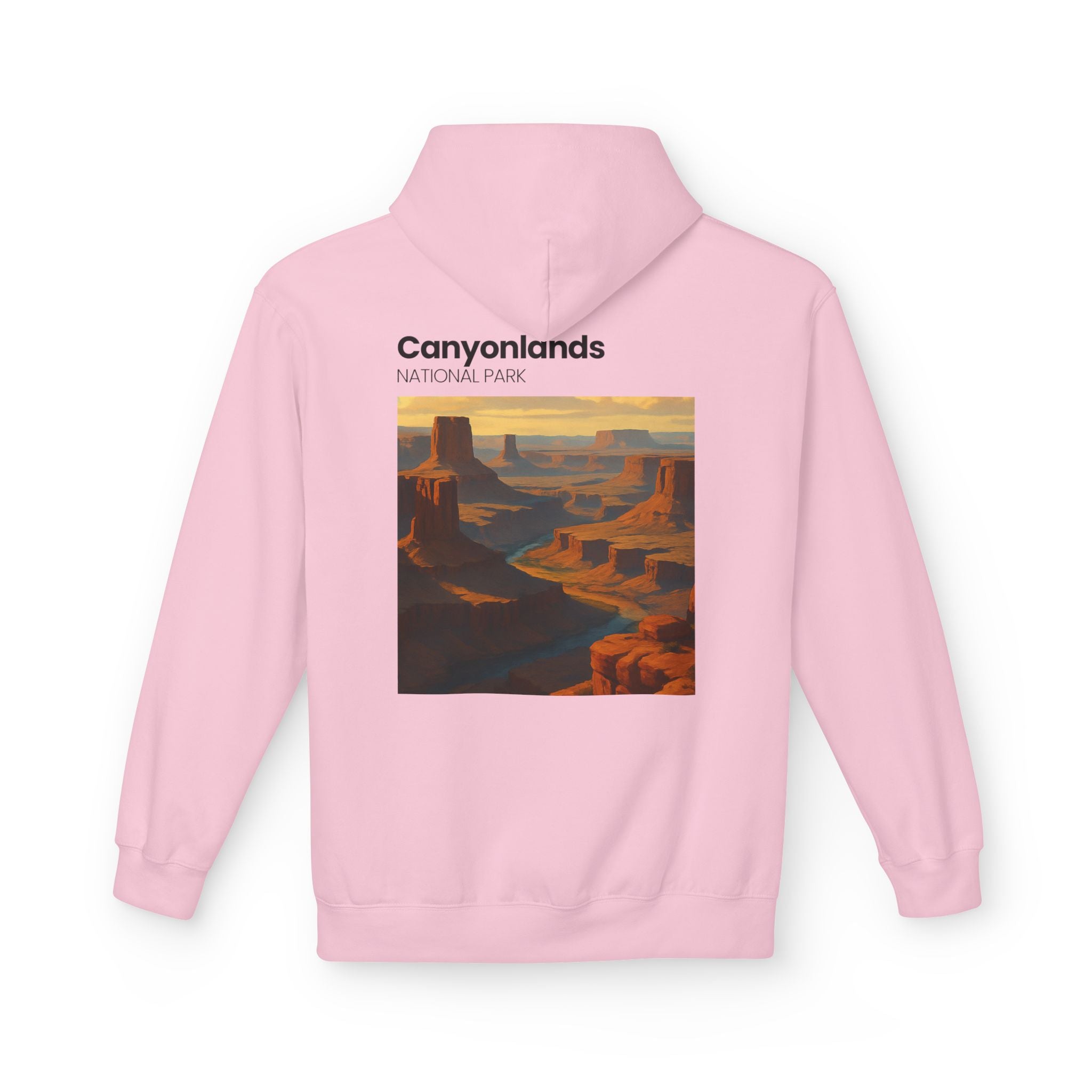 Canyonlands National Park landscape Hoodie | Retro desert canyon art