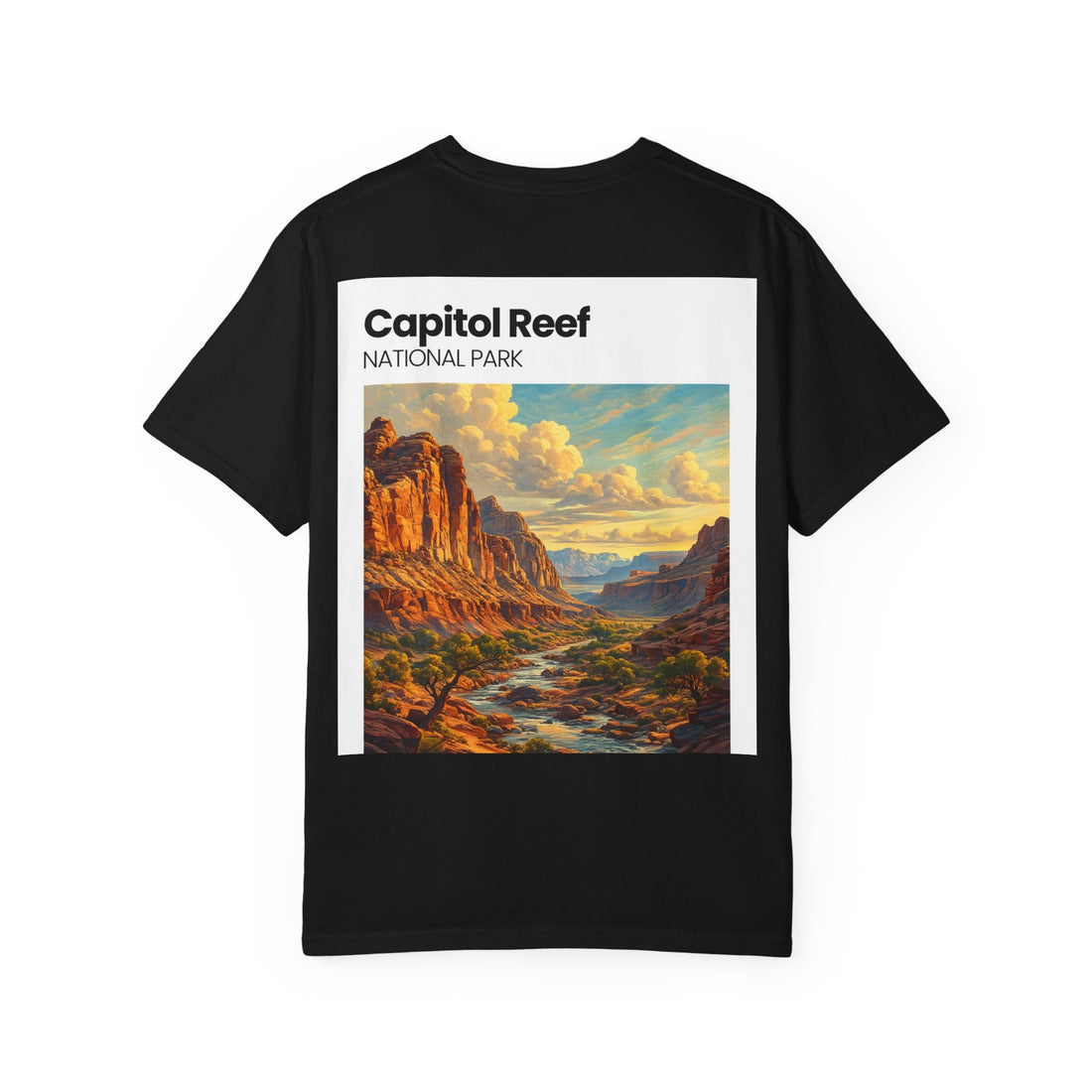 Capitol Reef National Park landscape T-Shirt | Scenic Utah canyon tee
