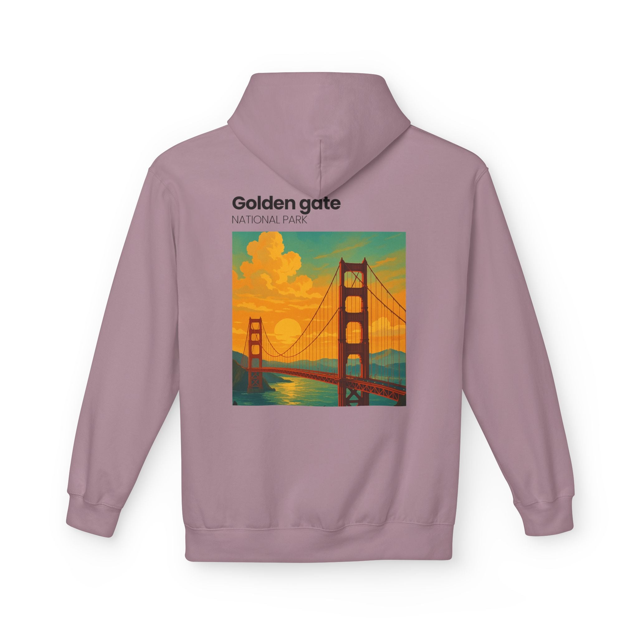 Golden Gate National Park illustration Hoodie | Golden Gate Bridge travel sweatshirt